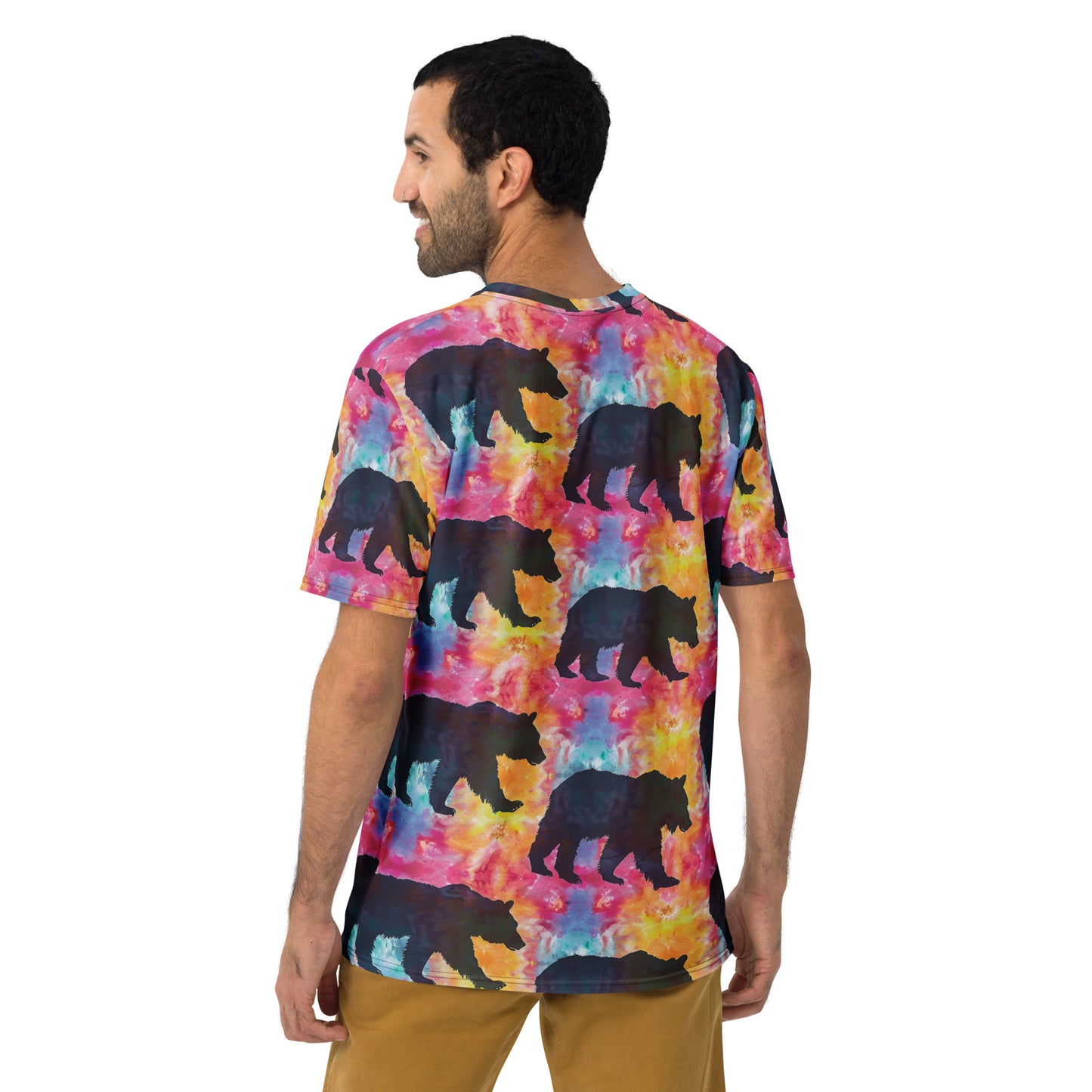 Disco Bear Tie Dye Men's T-shirt