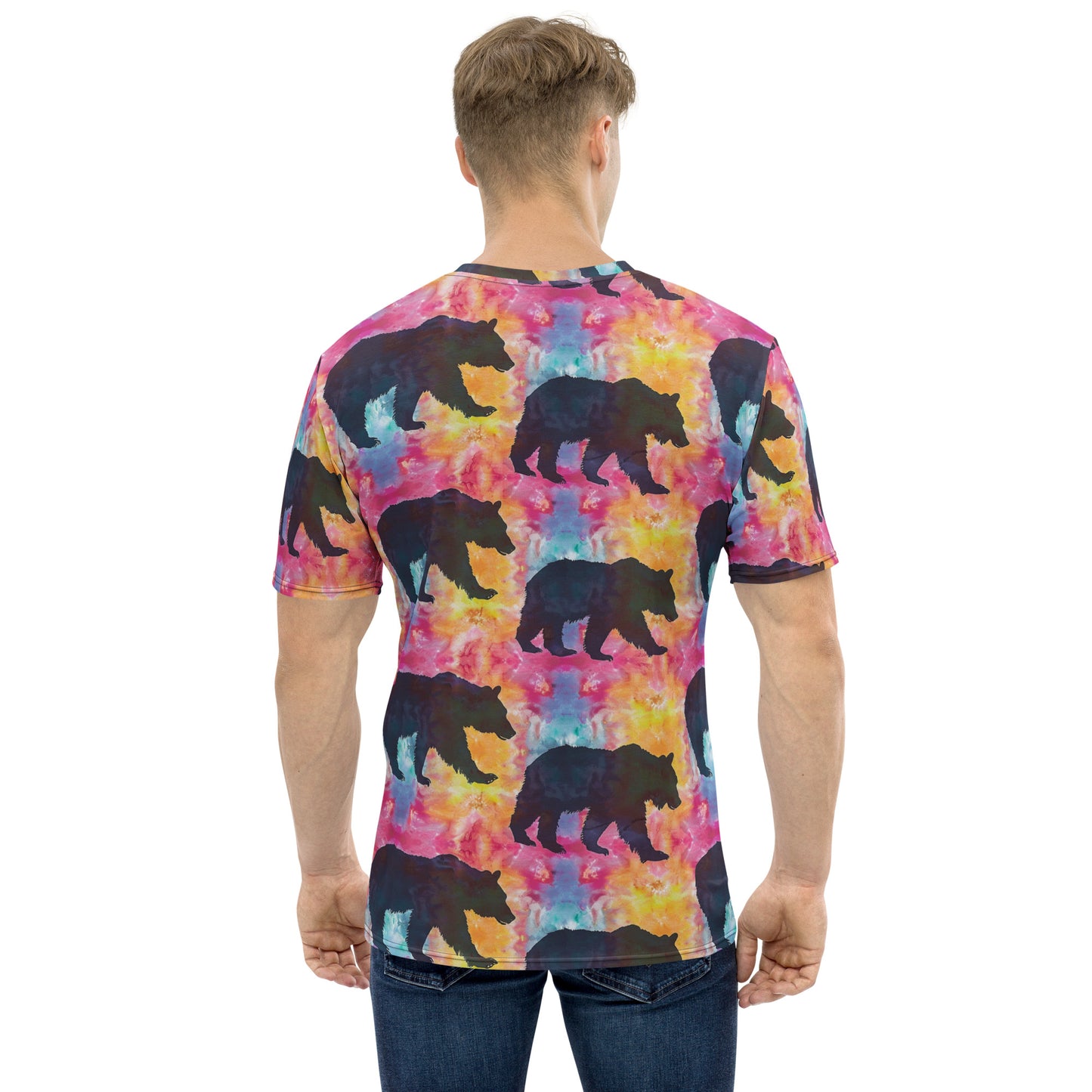 Disco Bear Tie Dye Men's T-shirt