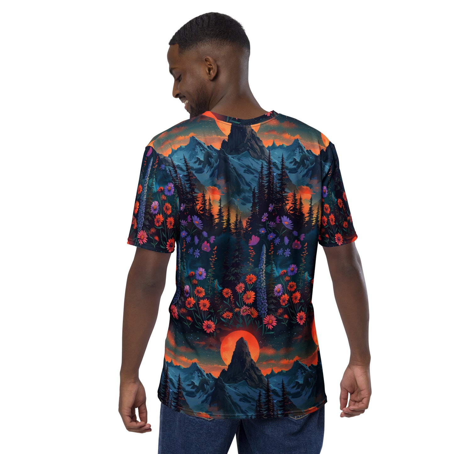 Mountain Valley Sunrise Men's t-shirt