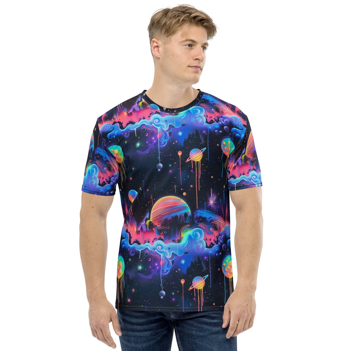Glowing Galaxy Men's t-shirt