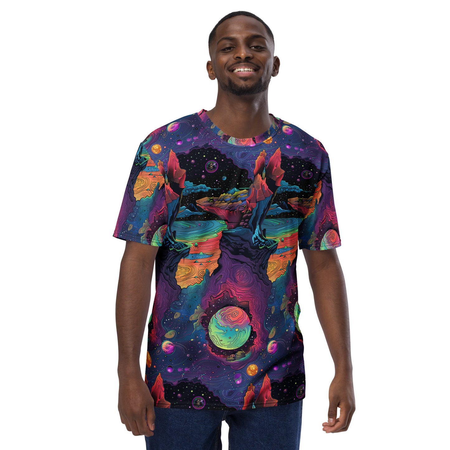 Planetary Colorscape Men's t-shirt