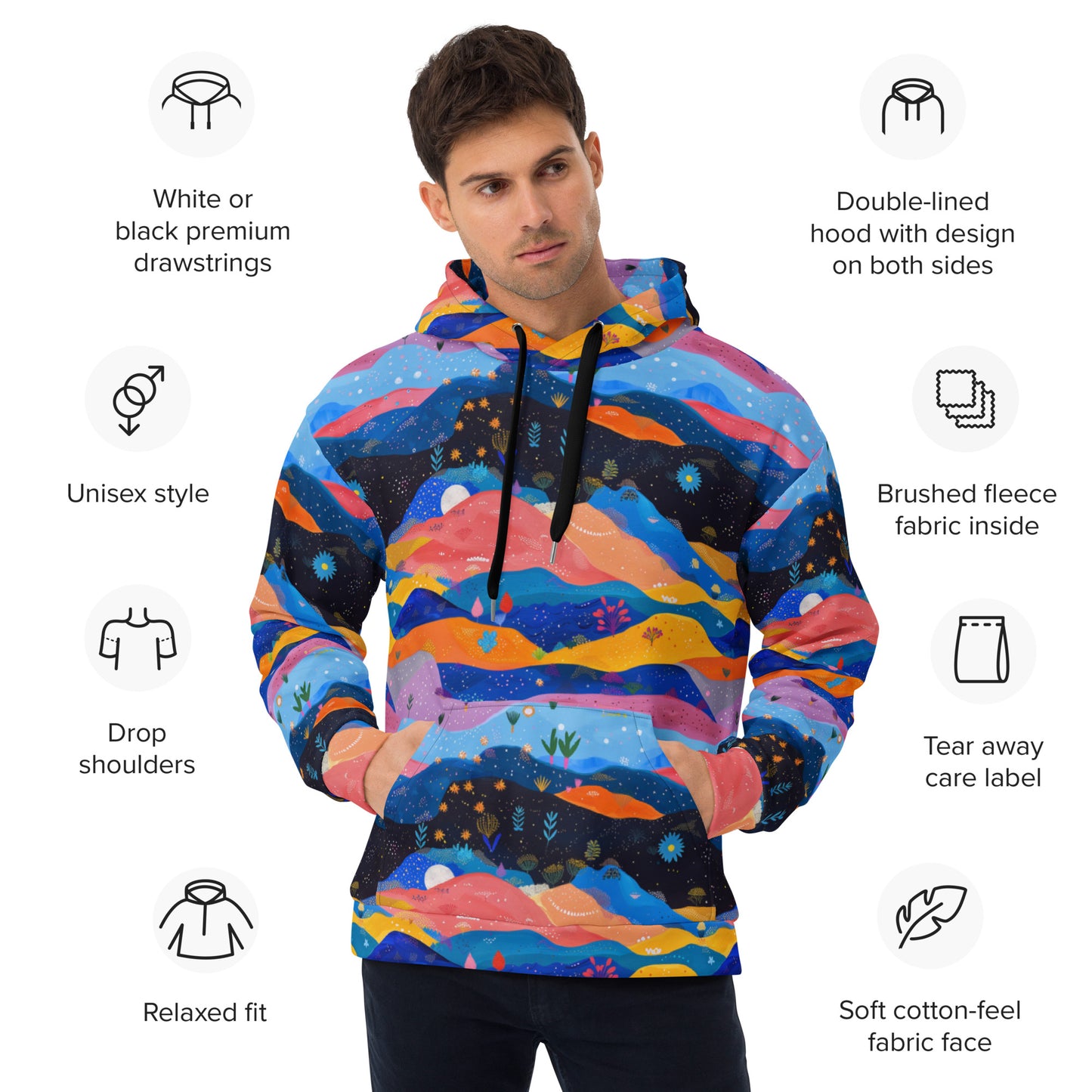 Starlit Panorama Unisex Hoodie