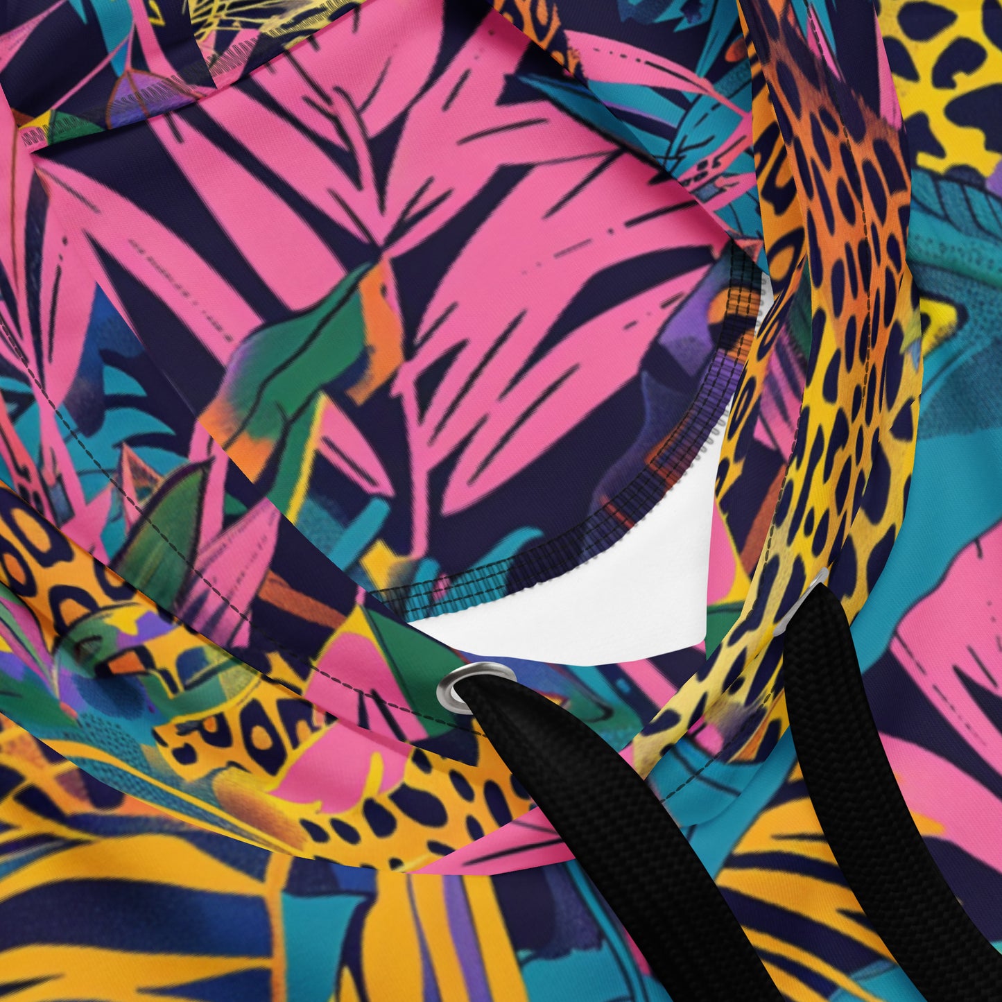 Neon Jungle Prowl Unisex Hoodie