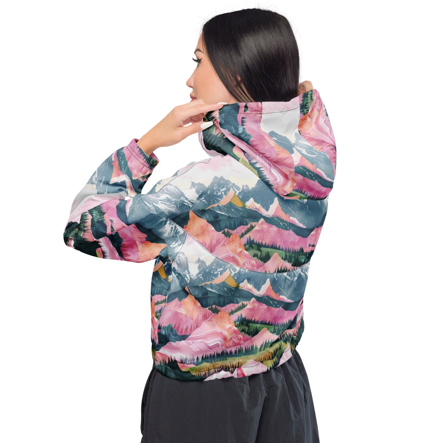 Ski Season Women’s Cropped Windbreaker