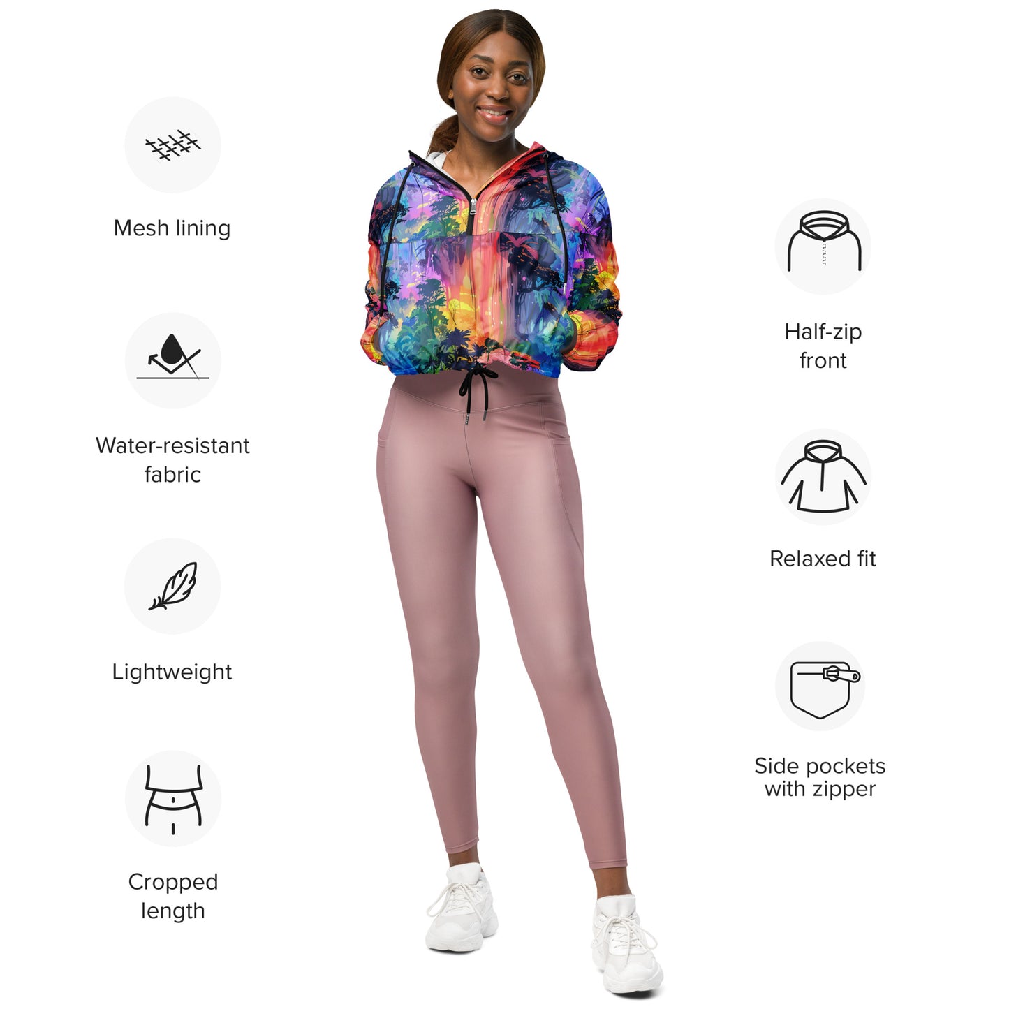 Sun Catcher Women’s Cropped Windbreaker