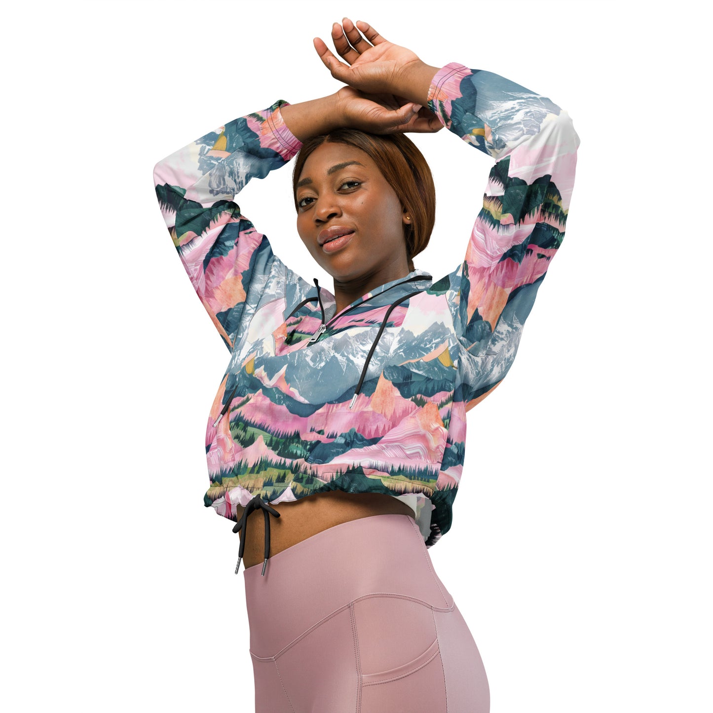 Ski Season Women’s Cropped Windbreaker
