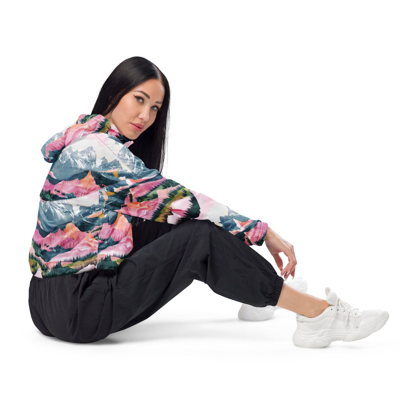 Ski Season Women’s Cropped Windbreaker