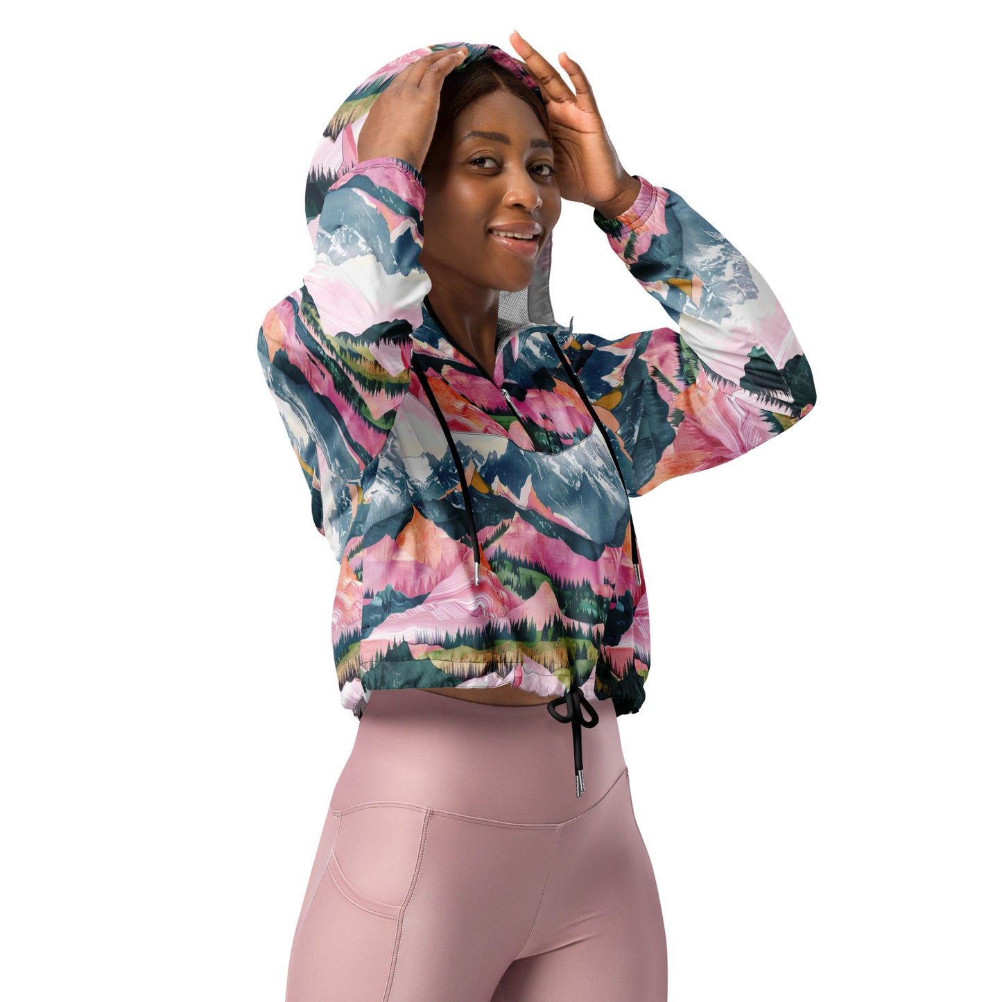 Ski Season Women’s Cropped Windbreaker