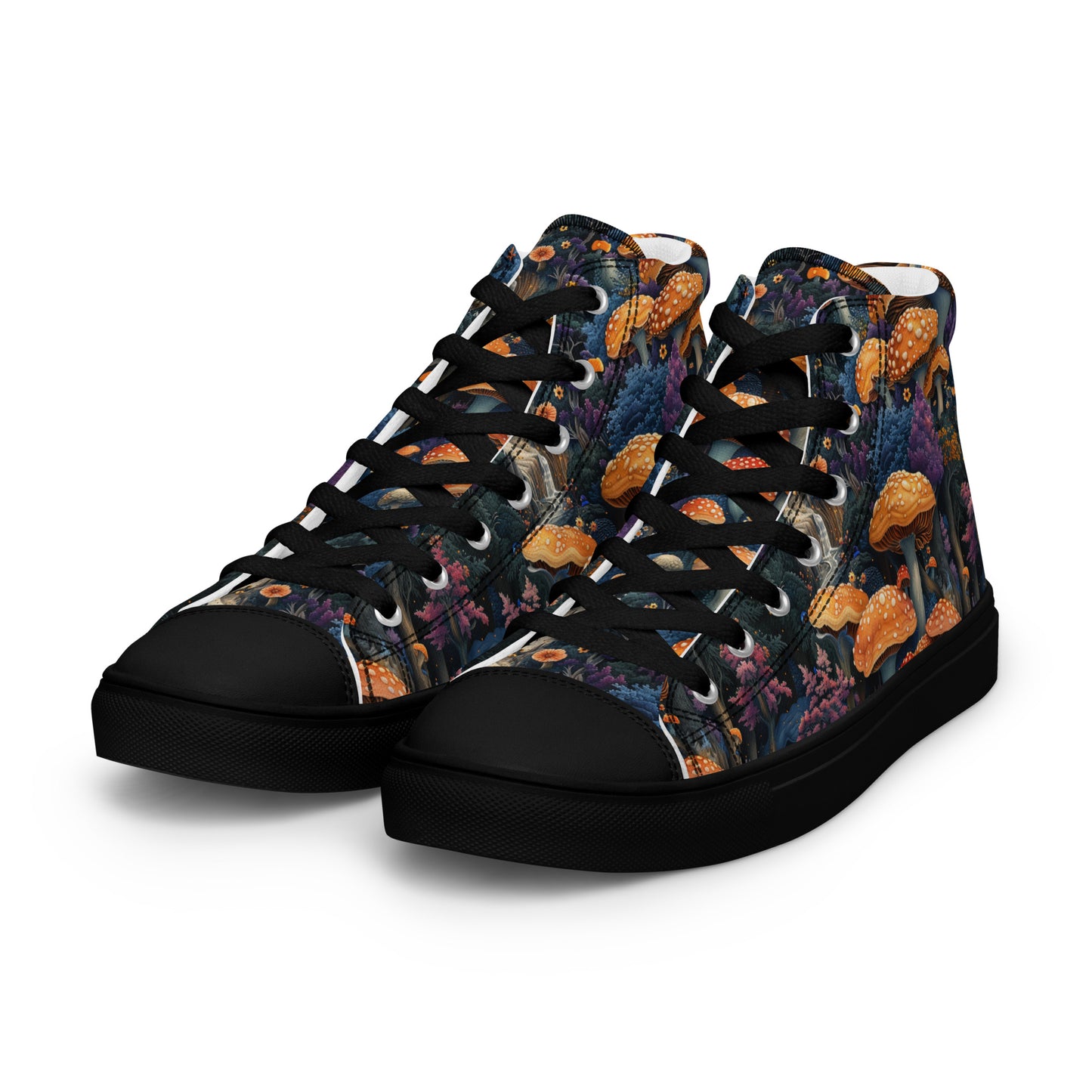 Mushroom Kingdom Women’s High Top Canvas Shoes