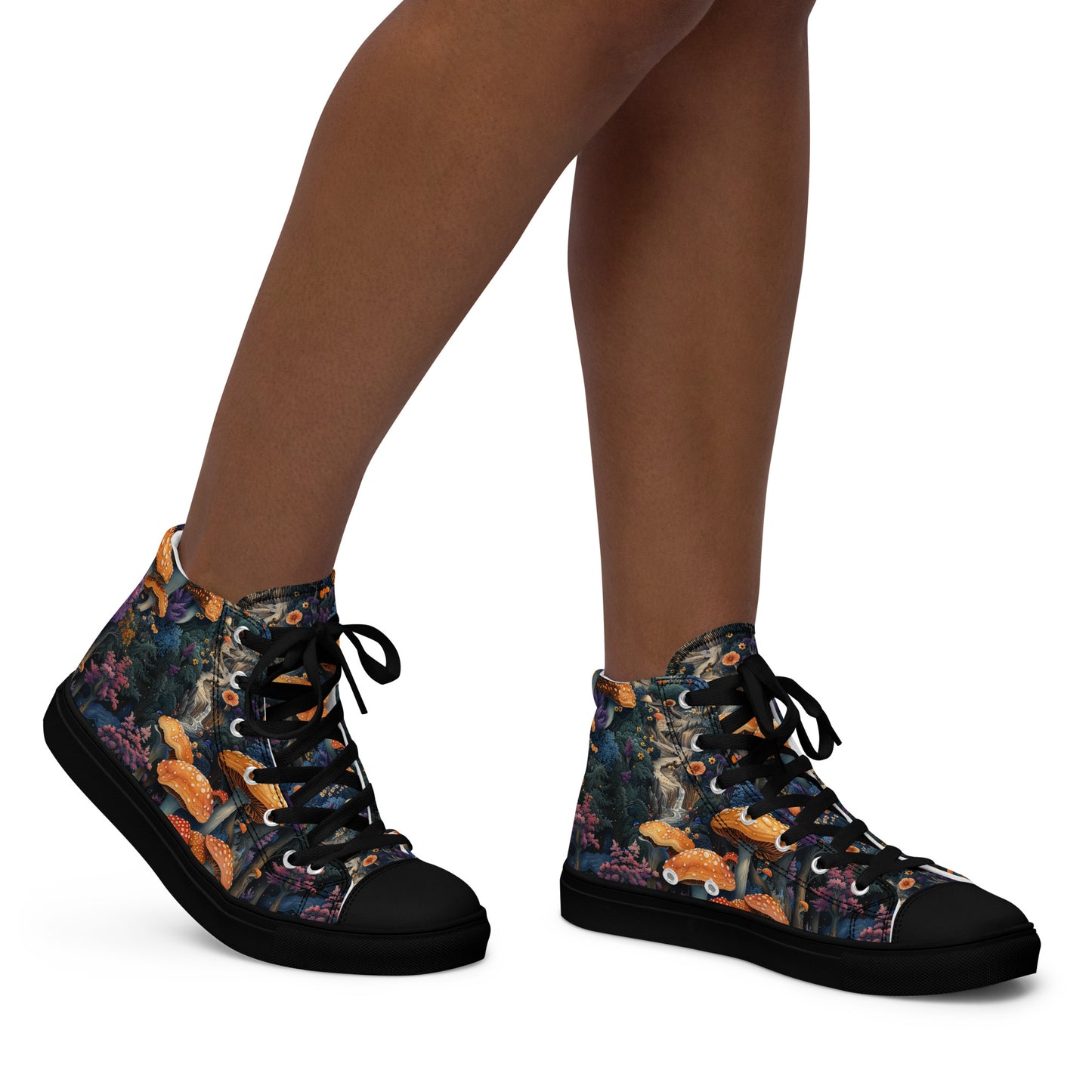 Mushroom Kingdom Women’s High Top Canvas Shoes