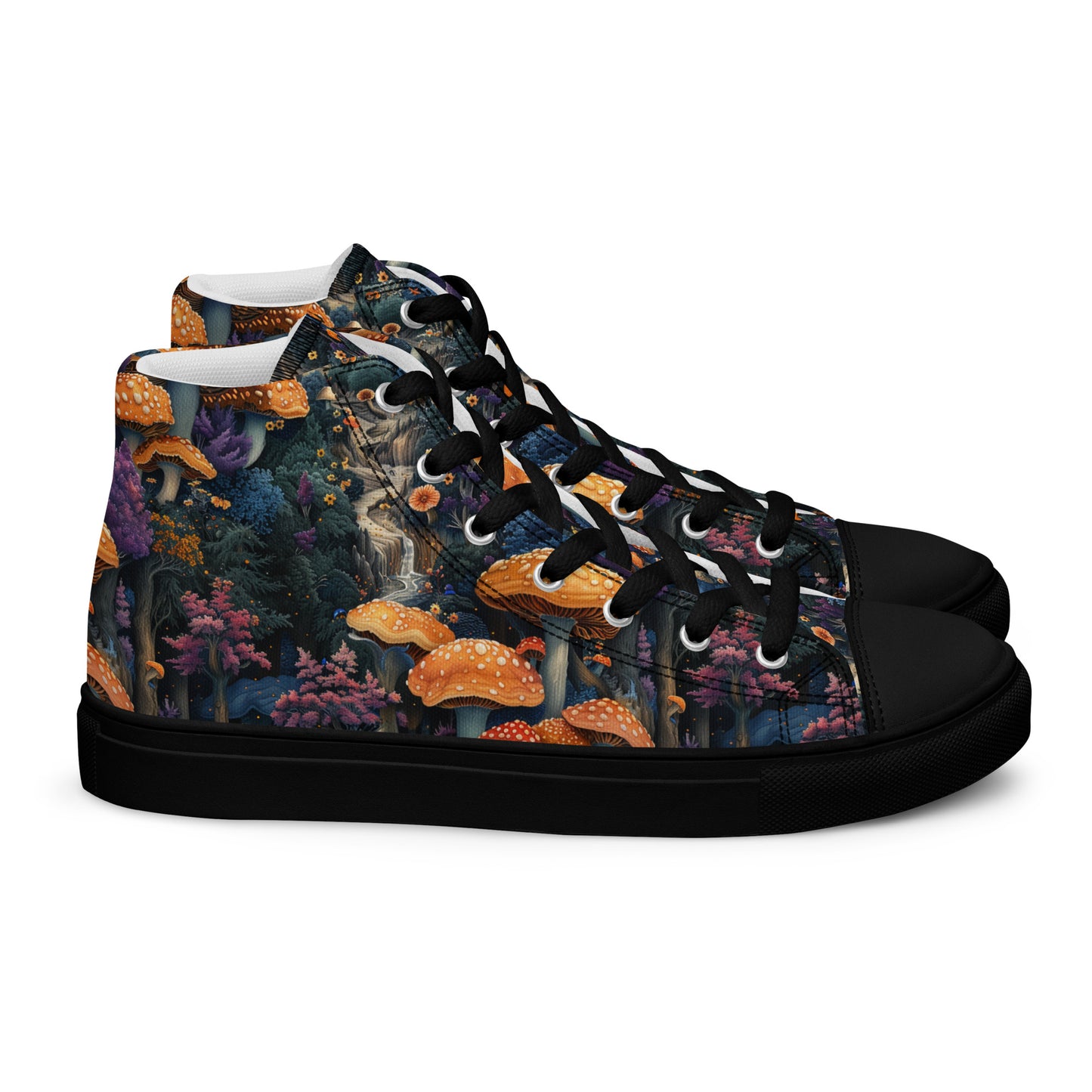 Mushroom Kingdom Women’s High Top Canvas Shoes