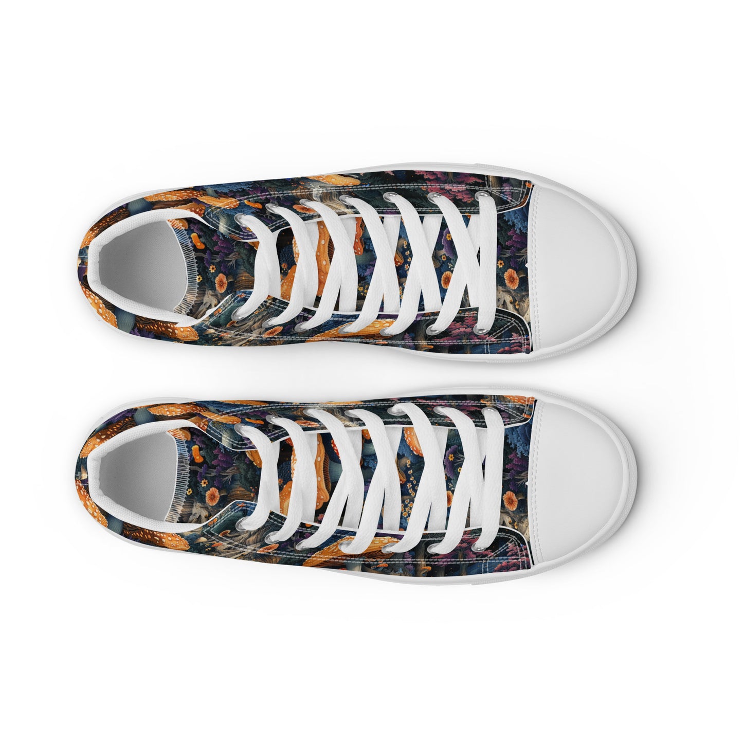Mushroom Kingdom Women’s High Top Canvas Shoes