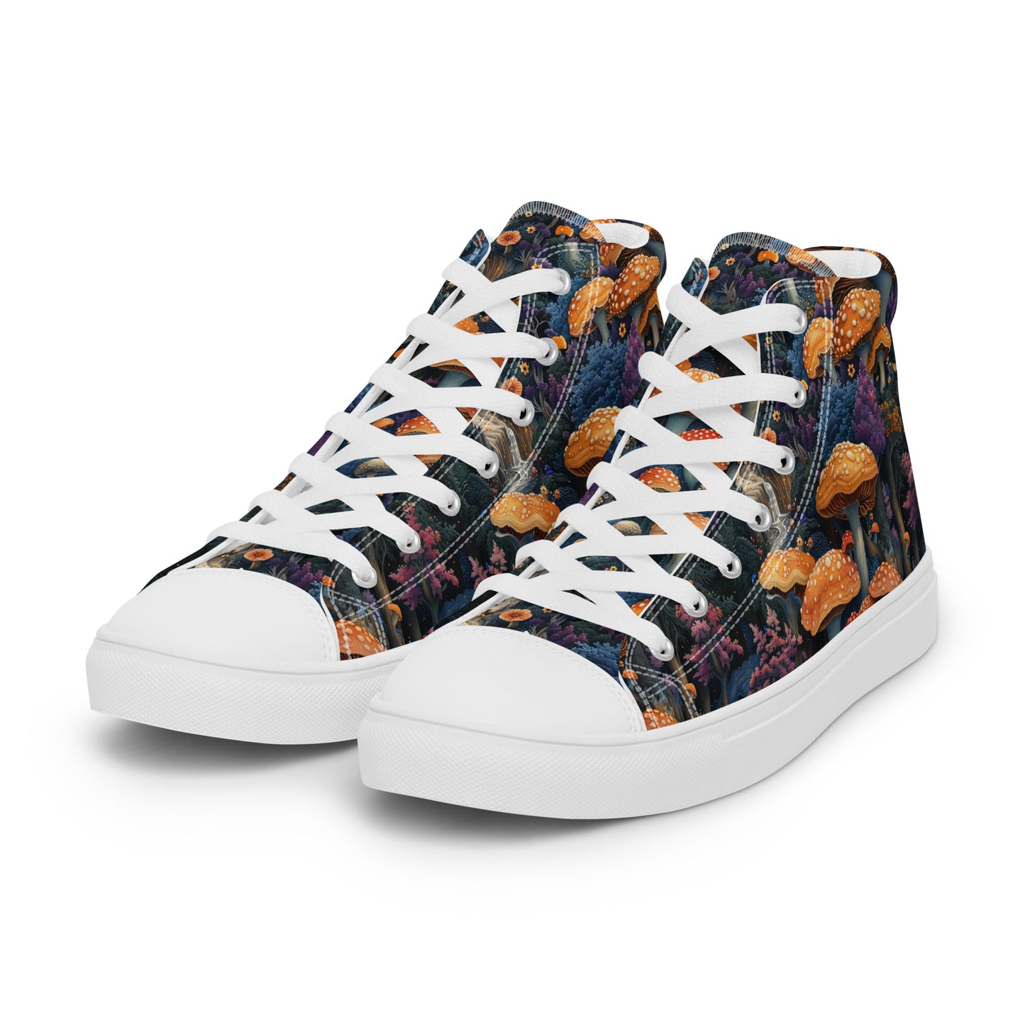 Mushroom Kingdom Women’s High Top Canvas Shoes