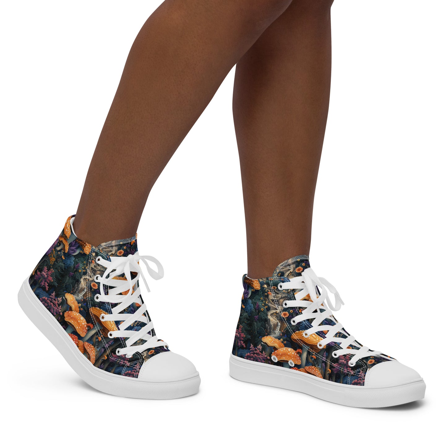 Mushroom Kingdom Women’s High Top Canvas Shoes