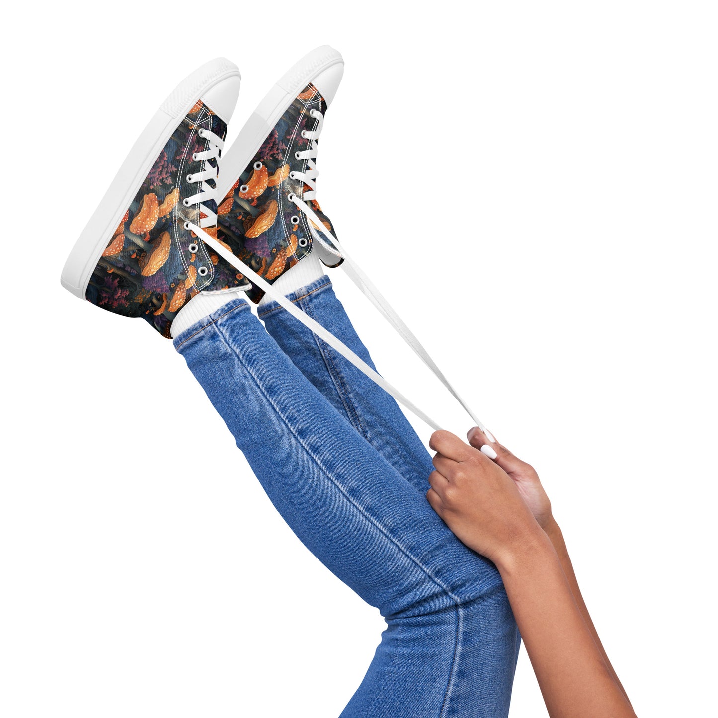 Mushroom Kingdom Women’s High Top Canvas Shoes