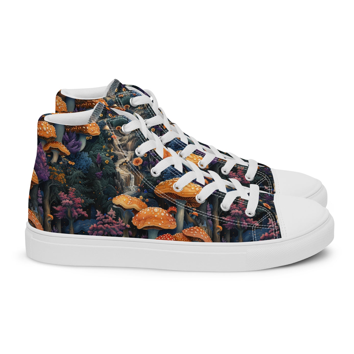 Mushroom Kingdom Women’s High Top Canvas Shoes