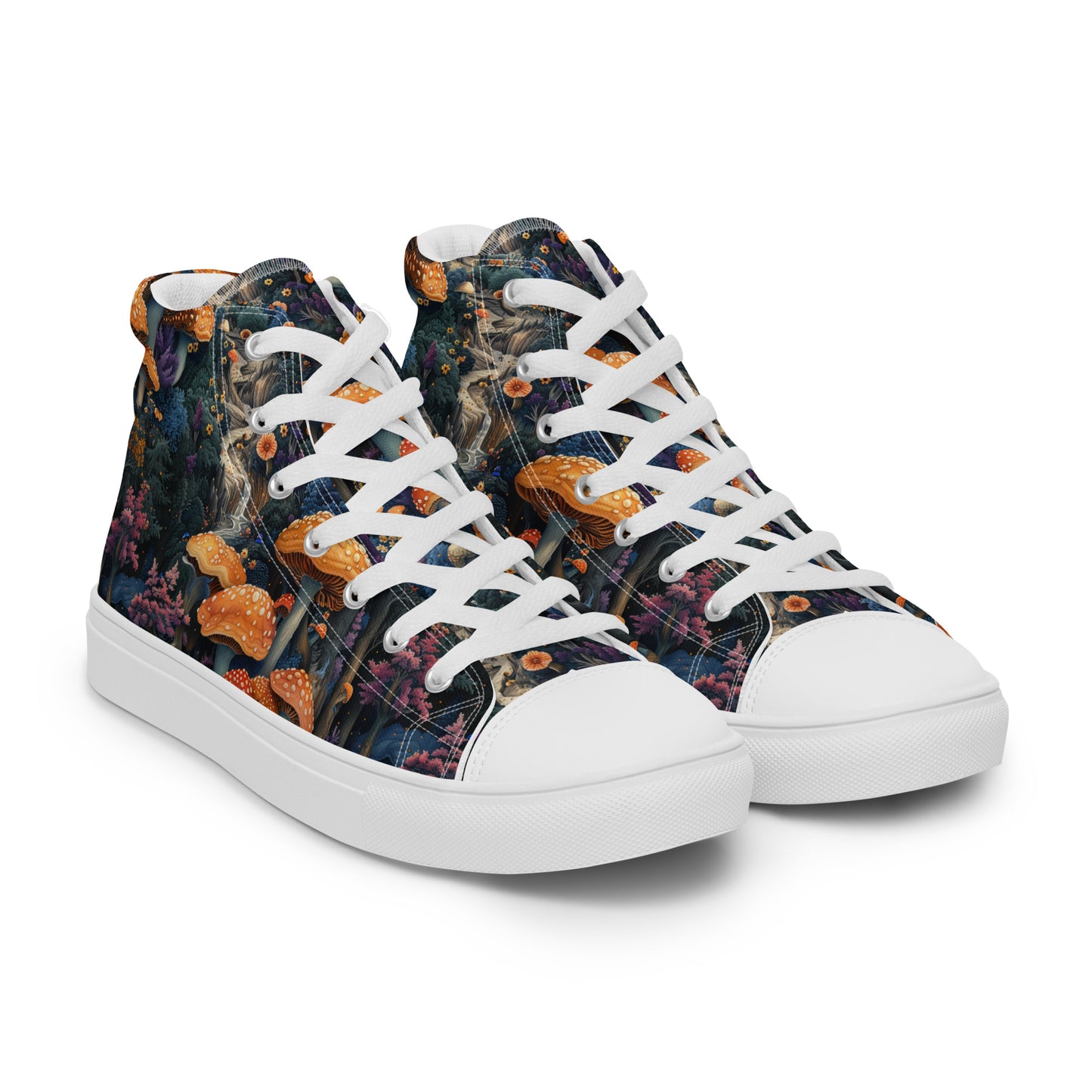Mushroom Kingdom Women’s High Top Canvas Shoes