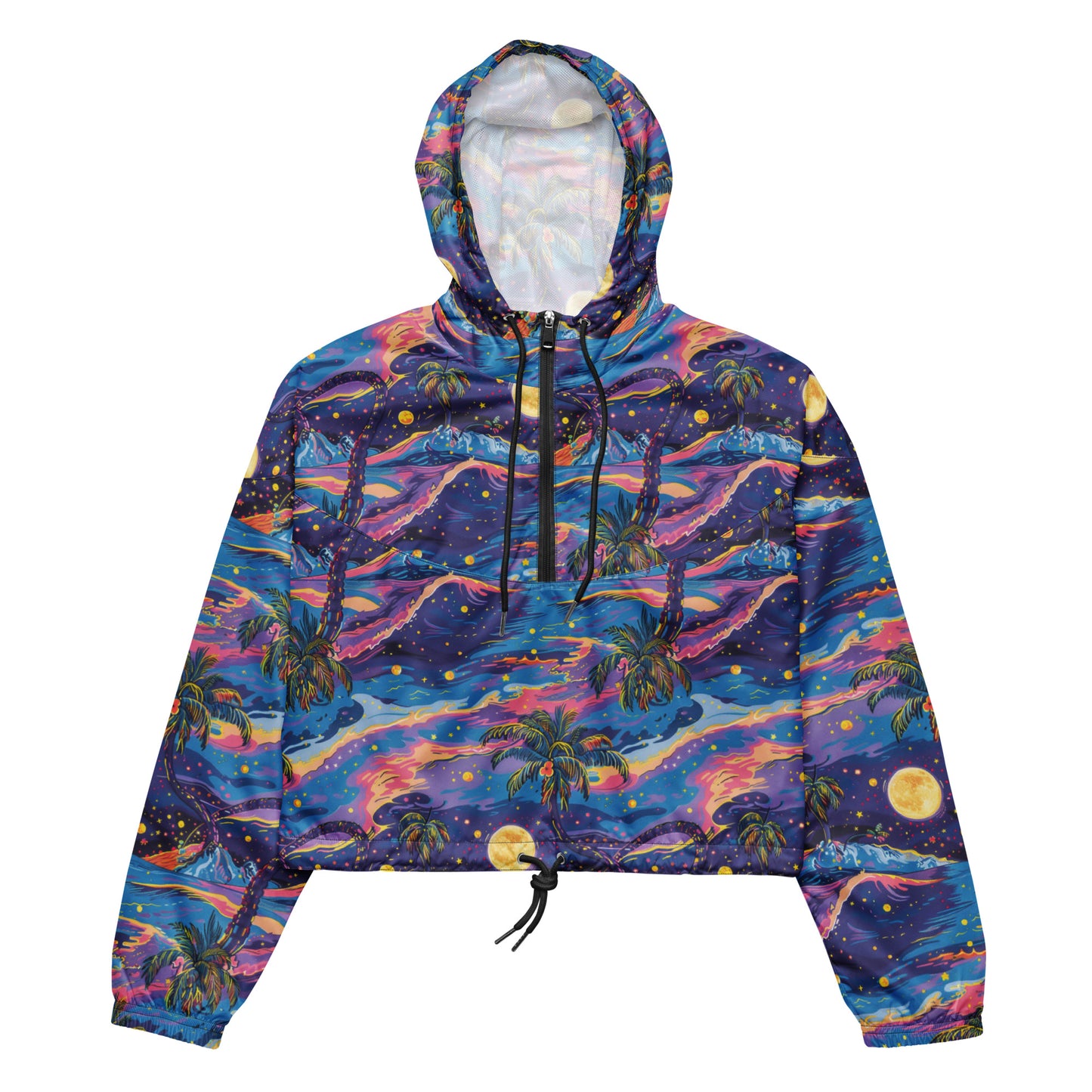 Cosmic Malibu Women’s Cropped Windbreaker