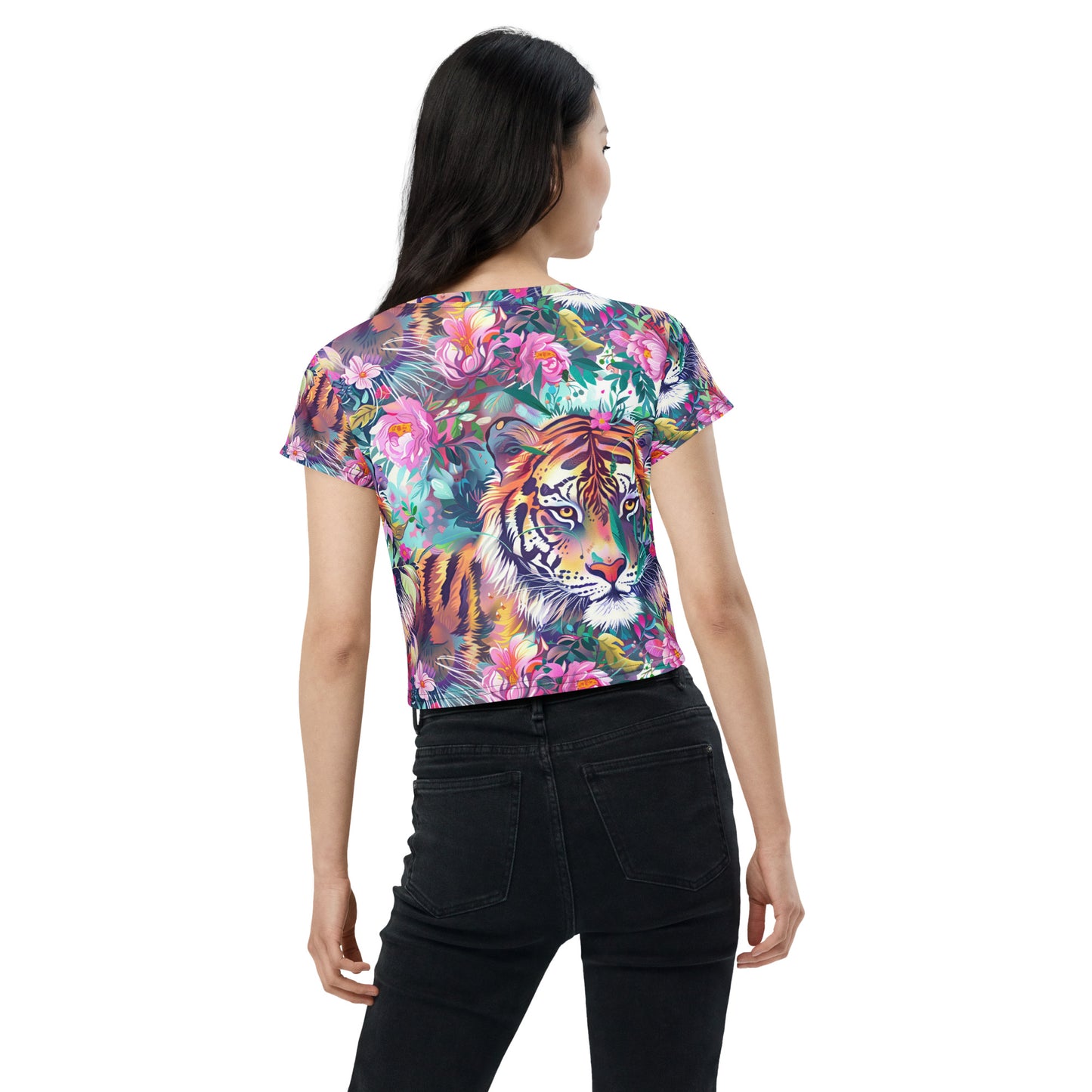 On the Prowl Crop Tee