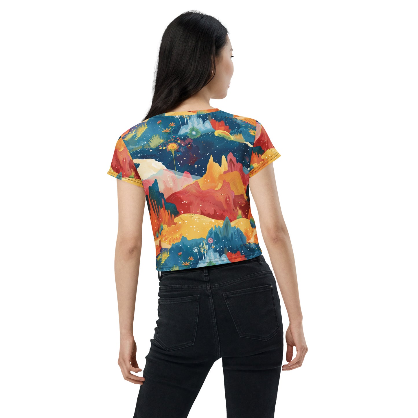 Autumn Whispers Crop Tee