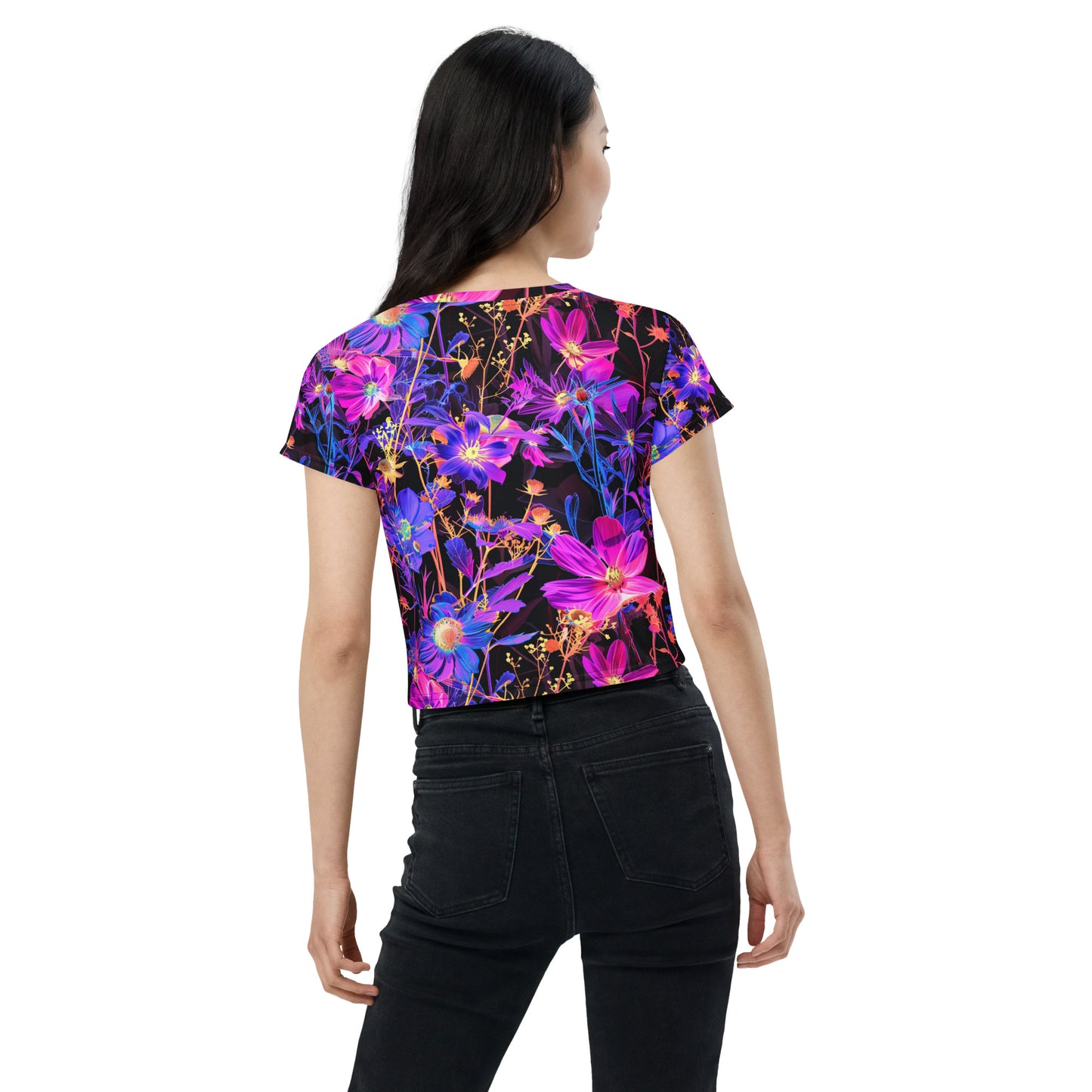 Exotic Floral Crop Tee