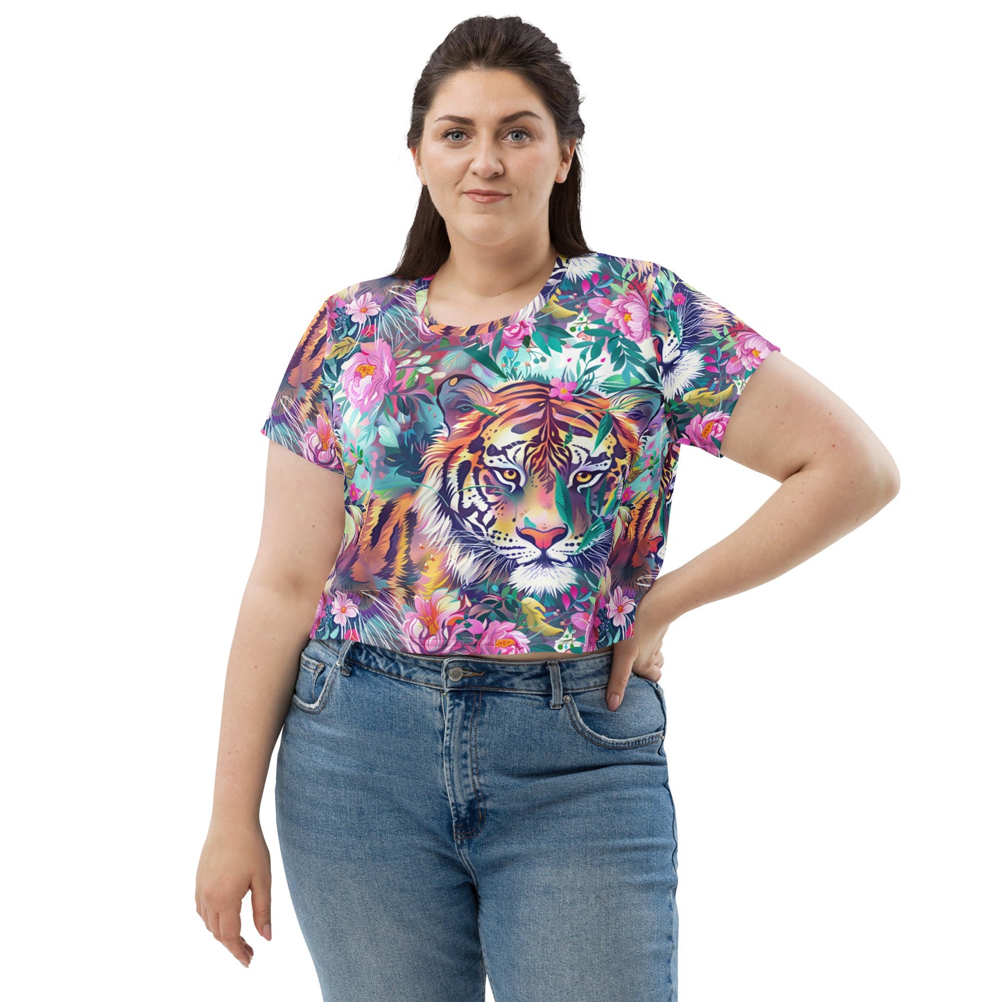 On the Prowl Crop Tee