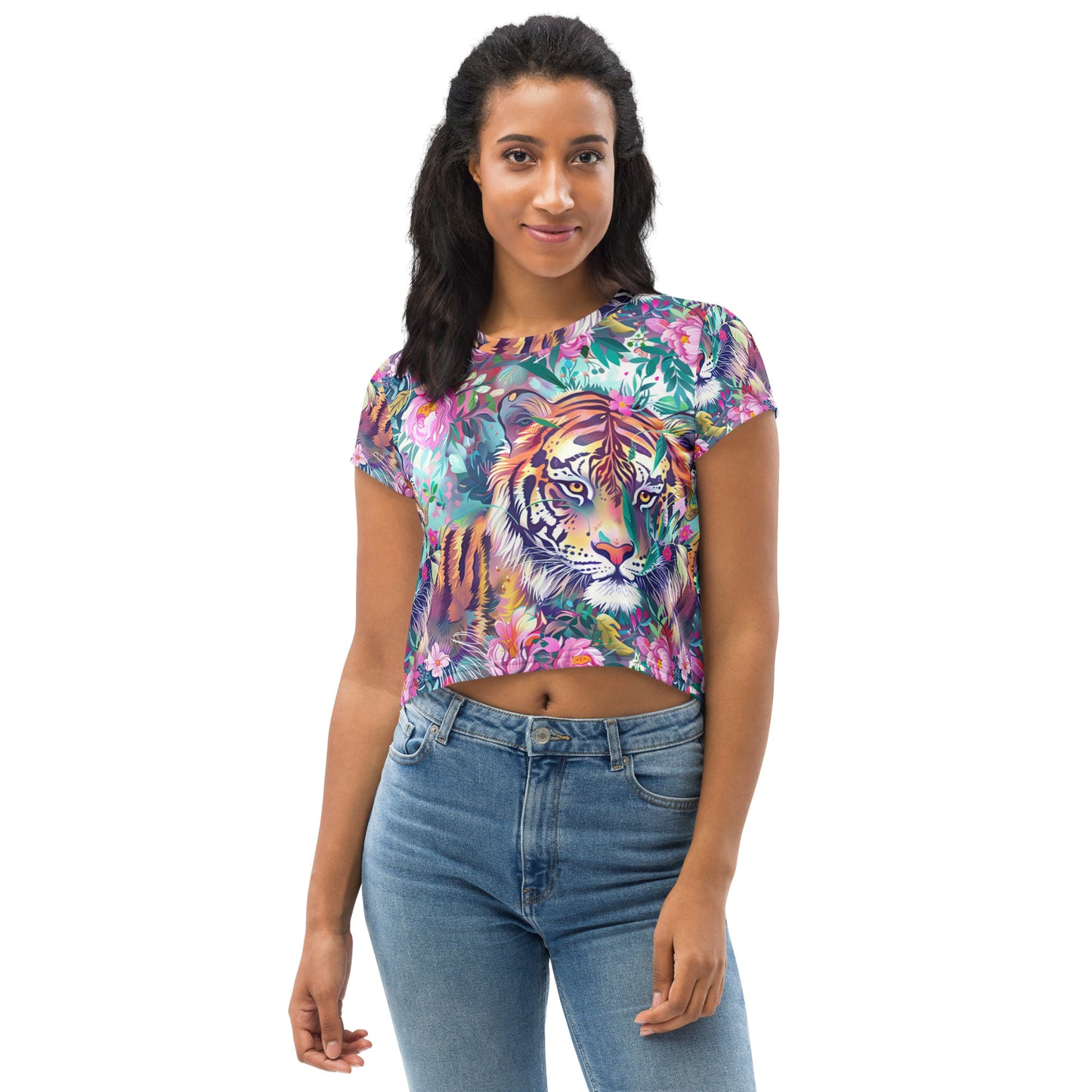 On the Prowl Crop Tee