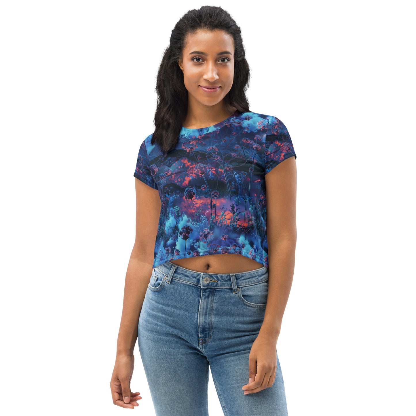 Blueberry Wishes Crop Tee