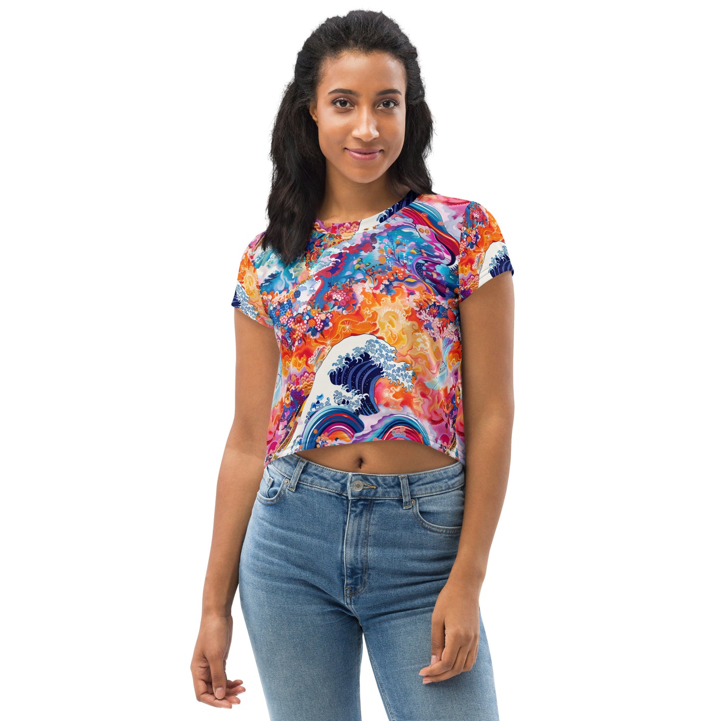 Wave Rider Crop Tee