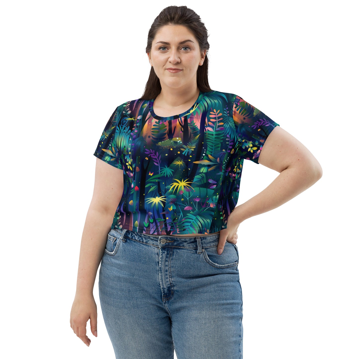 Jungle Oasis Crop Tee