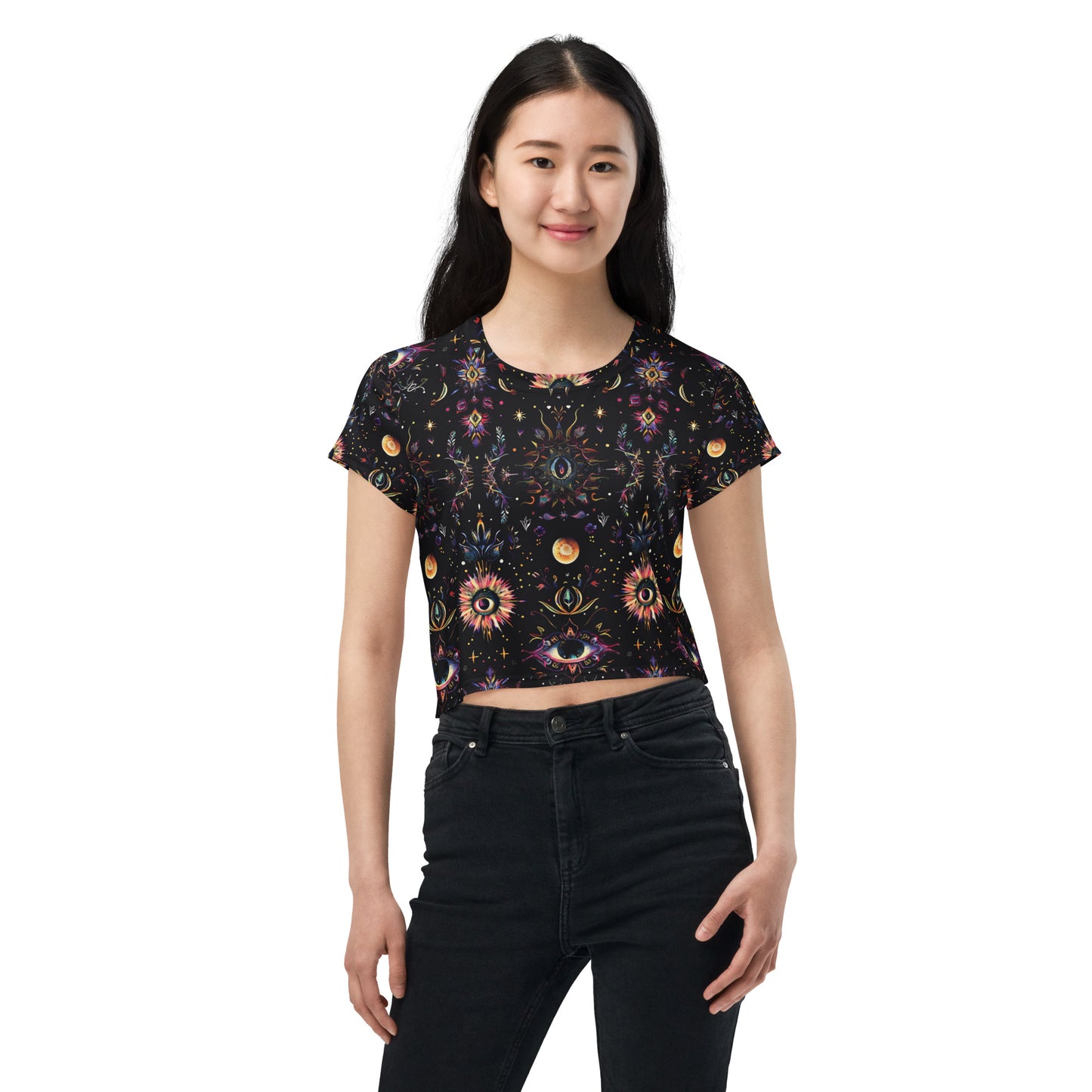 Evil Eye Crop Tee
