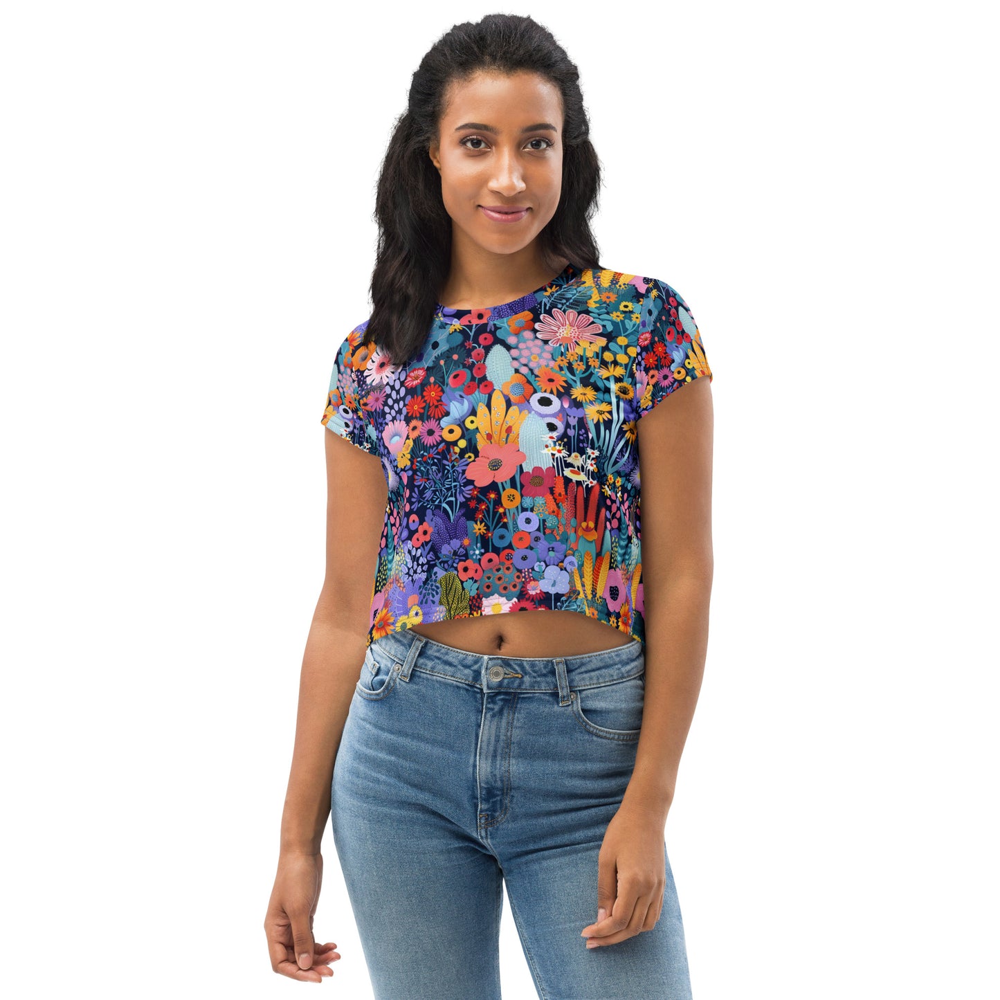 Garden Party Crop Tee