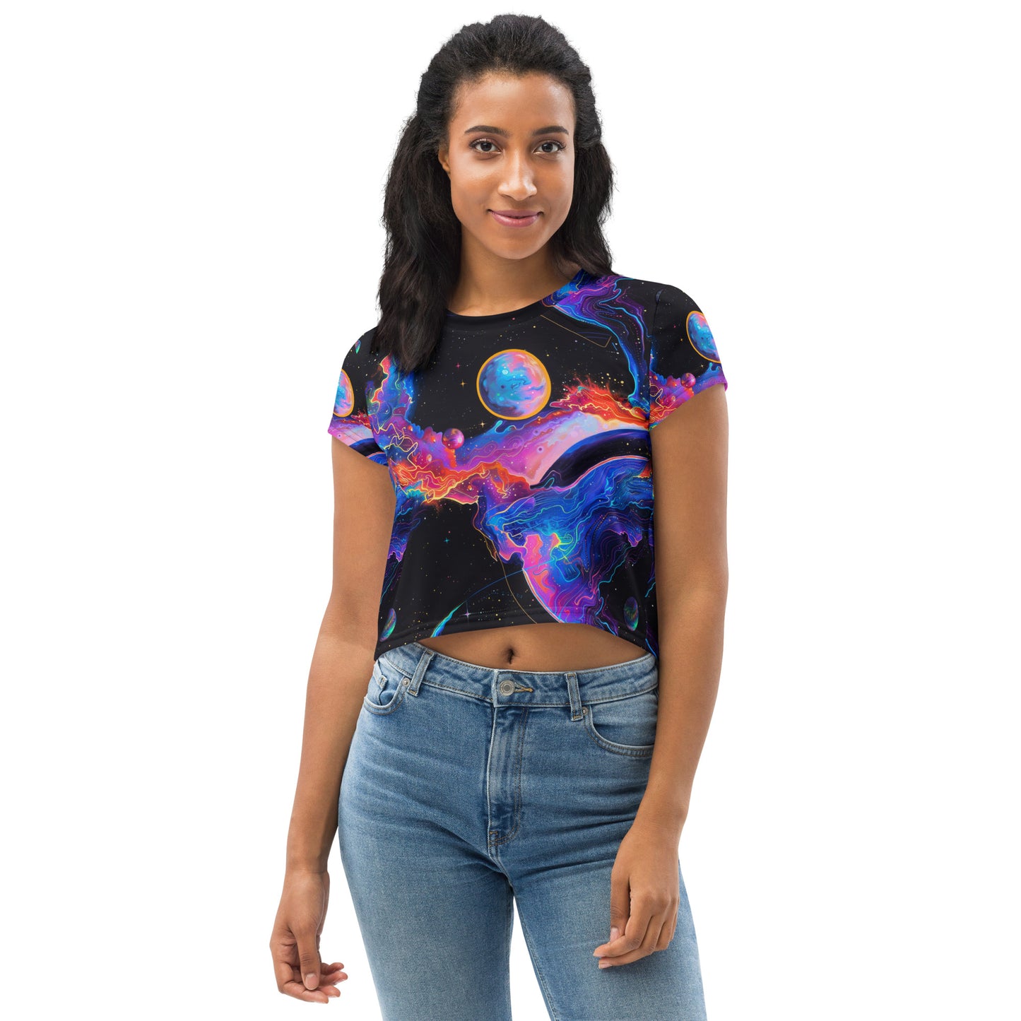 Planetary Highway Crop Tee