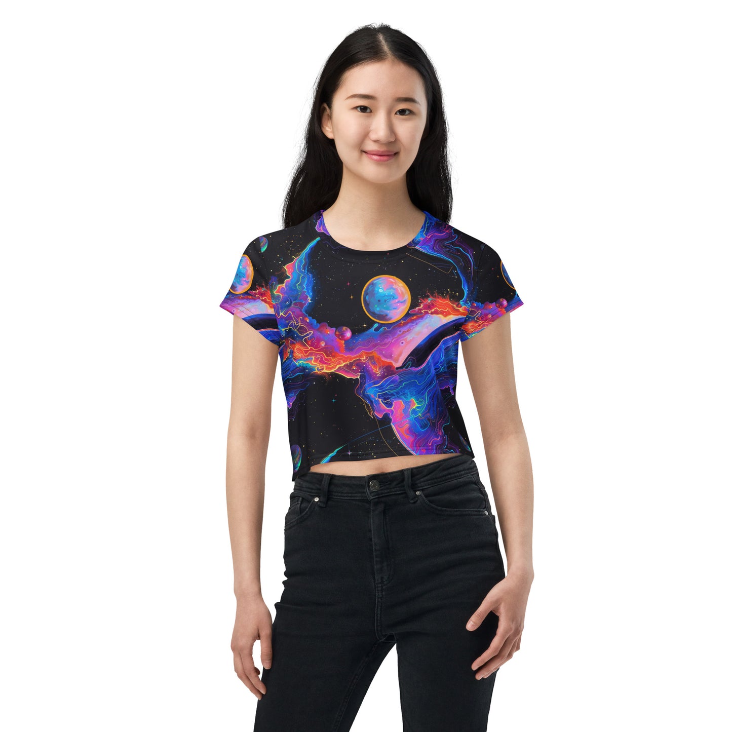 Planetary Highway Crop Tee