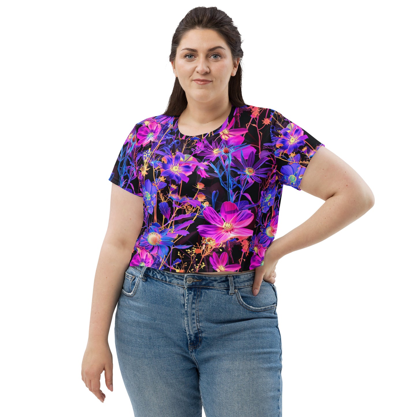 Exotic Floral Crop Tee