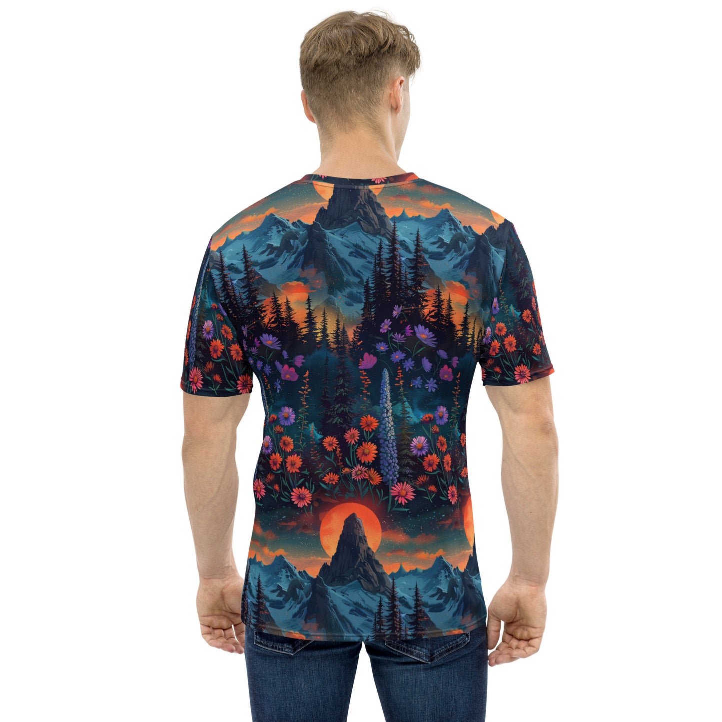 Mountain Valley Sunrise Men's t-shirt