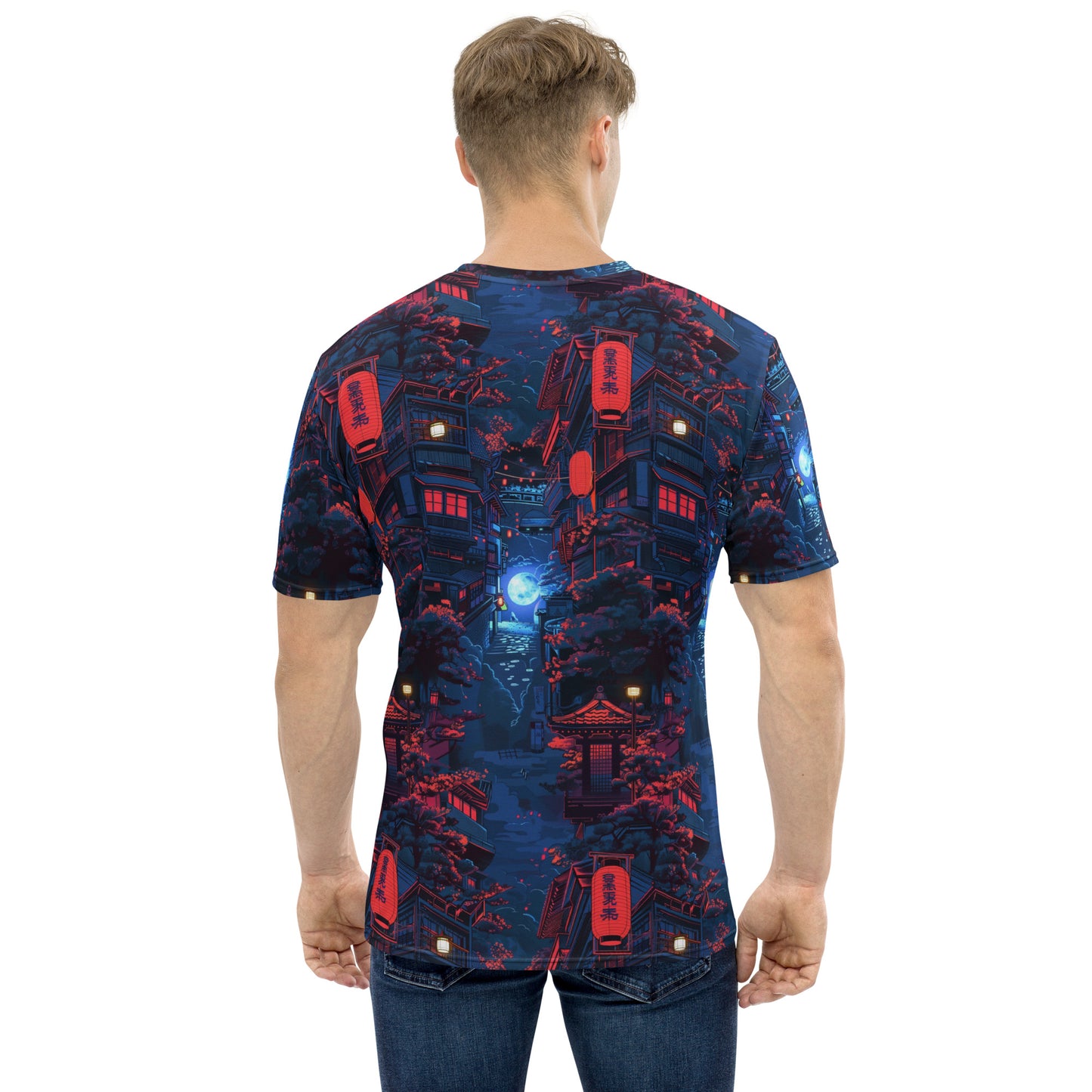 Night Walk in Japan Men's t-shirt