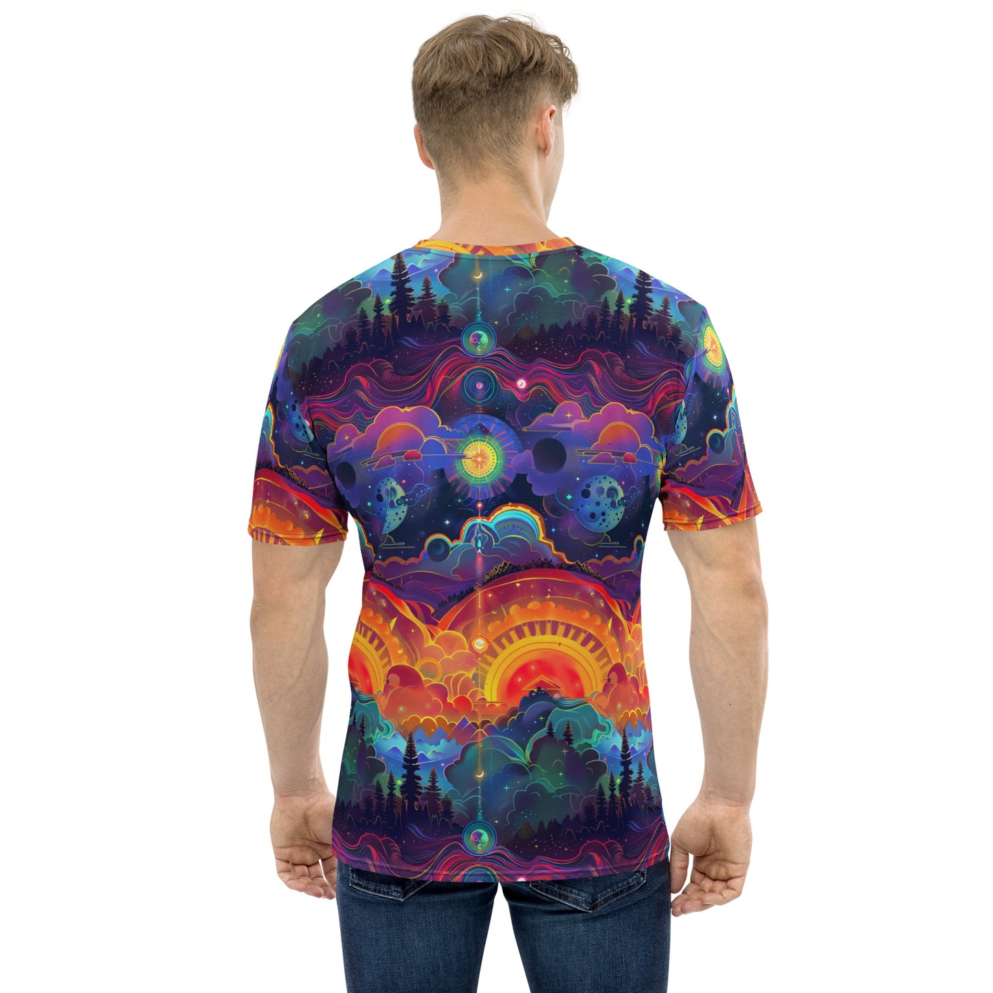 Rainbow Sunrise Men's t-shirt