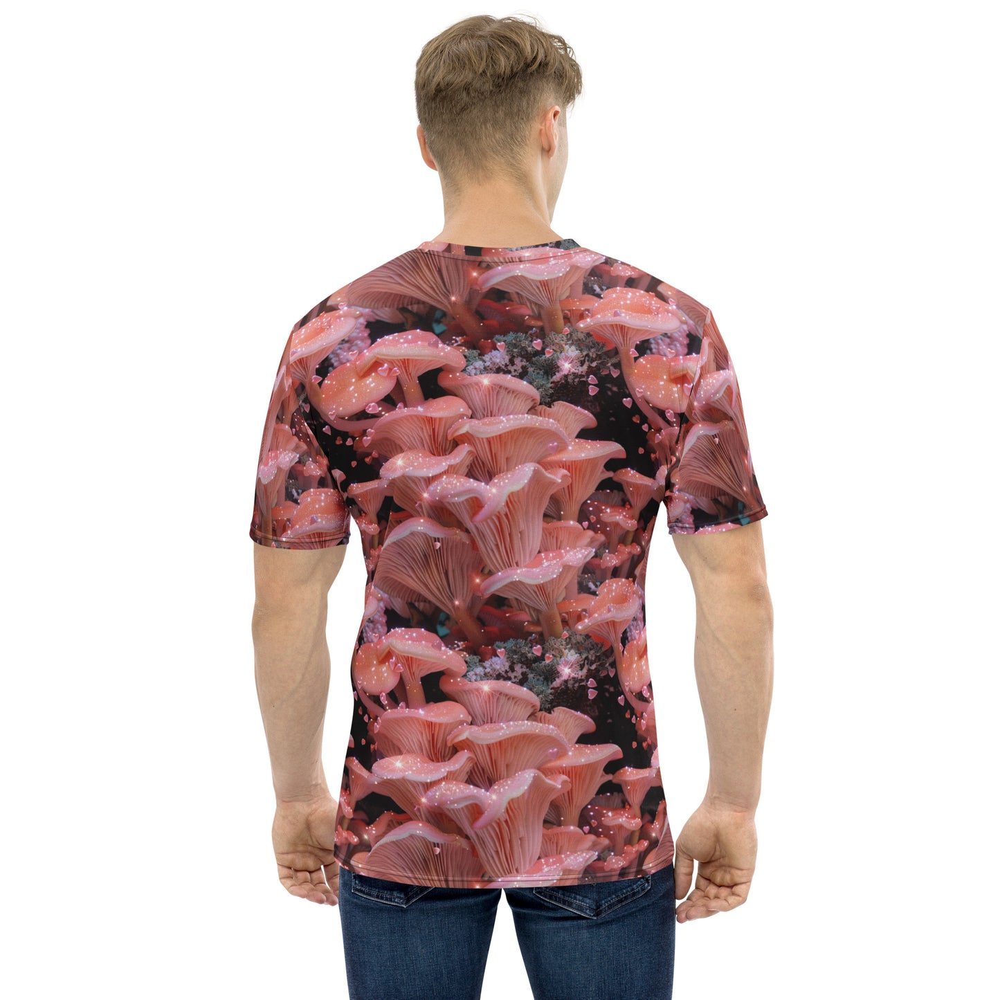 Pink Oyster Mushroom Men's T-shirt