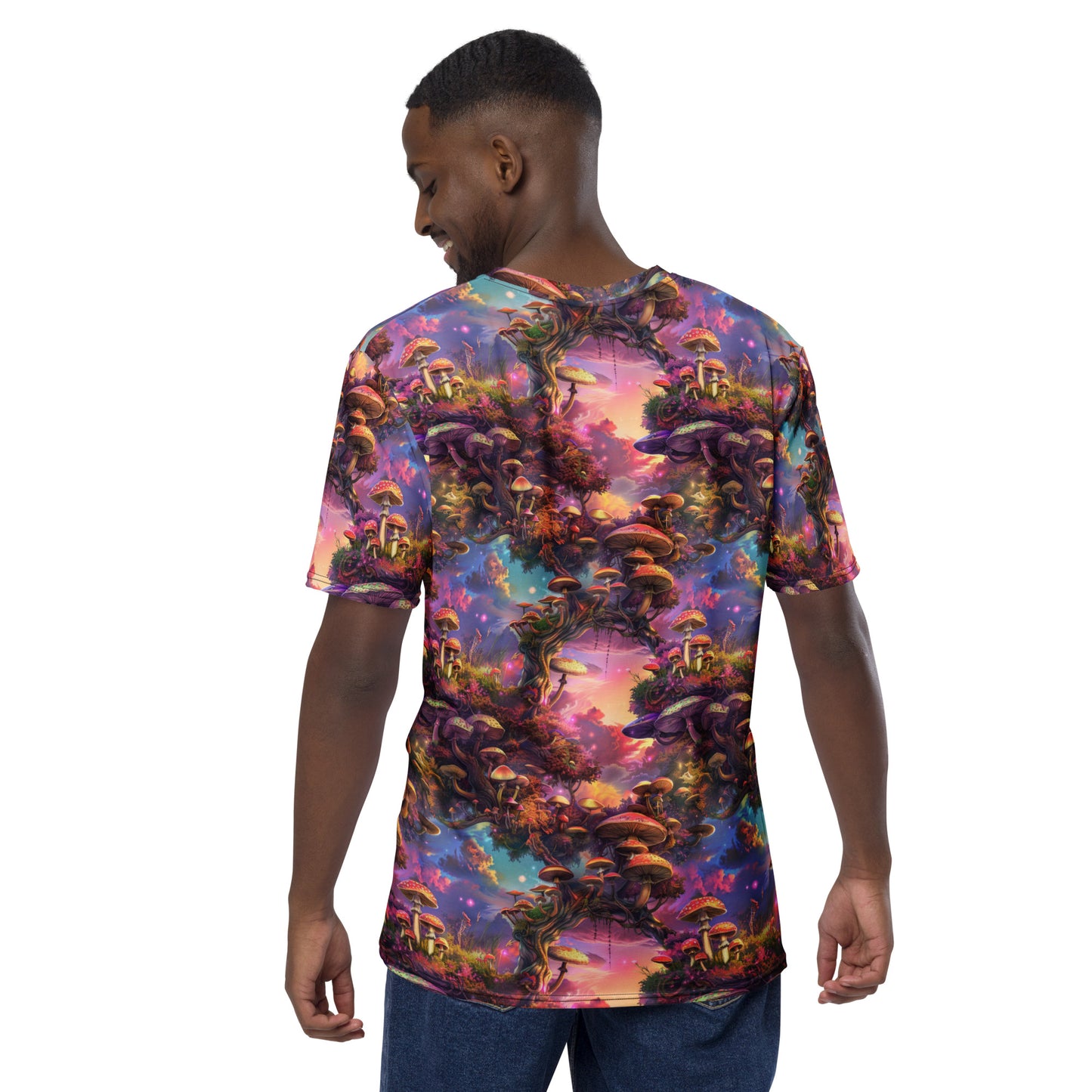 Mystic Mushroom Helix Men's T-shirt