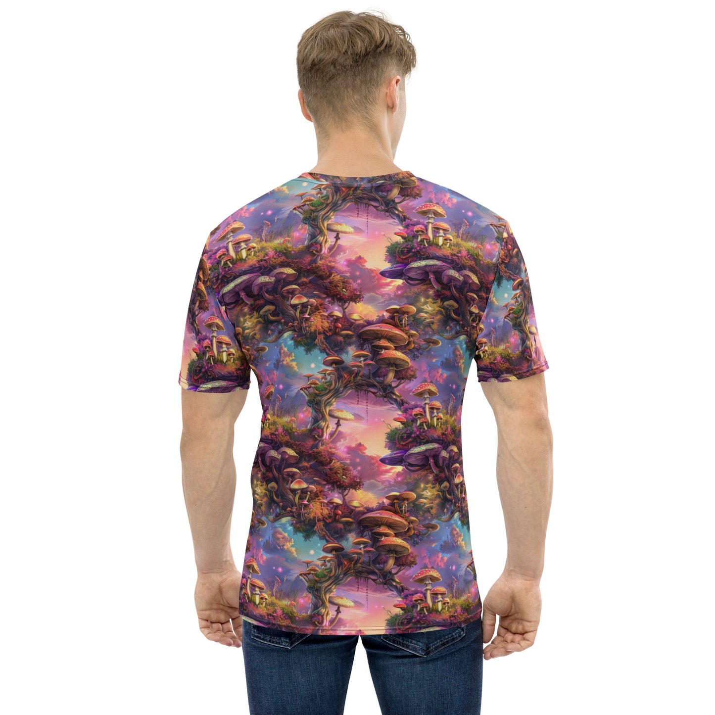Mystic Mushroom Helix Men's T-shirt