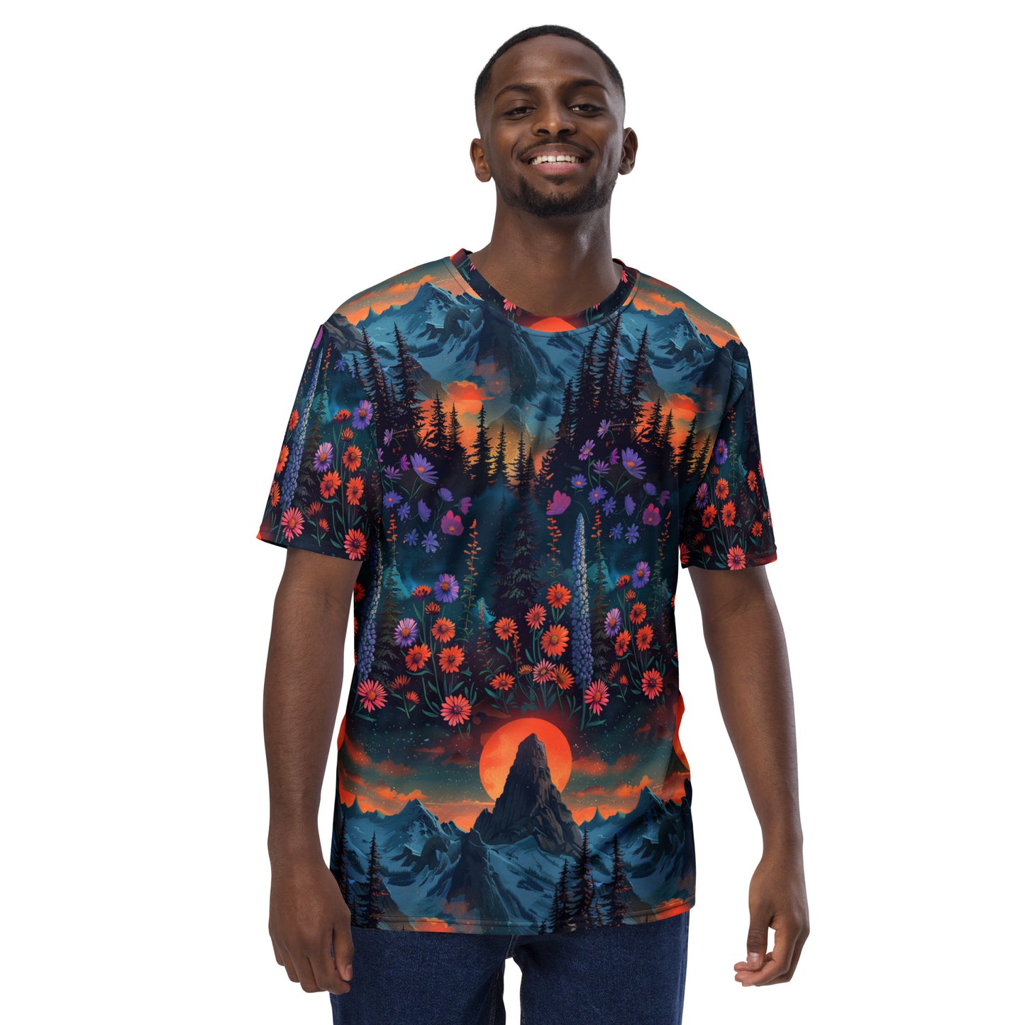 Mountain Valley Sunrise Men's t-shirt