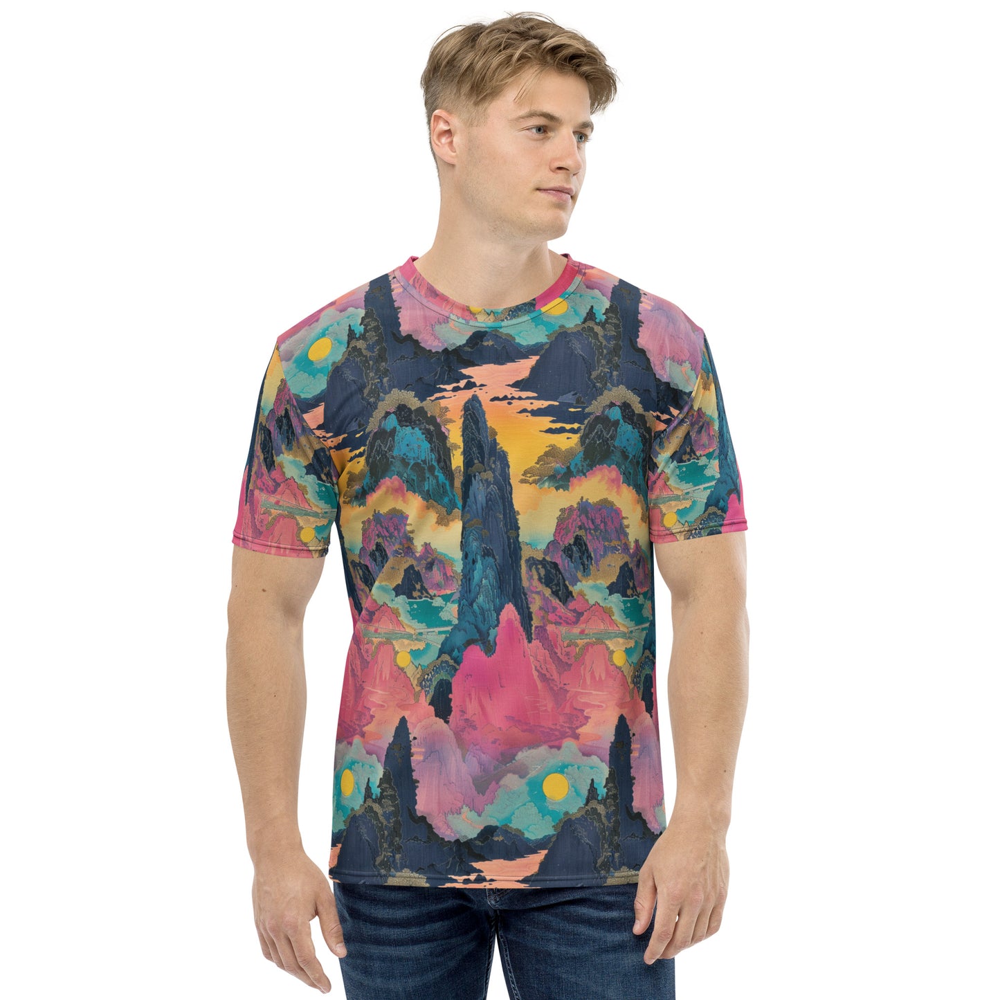 Pastel Pillars Men's t-shirt