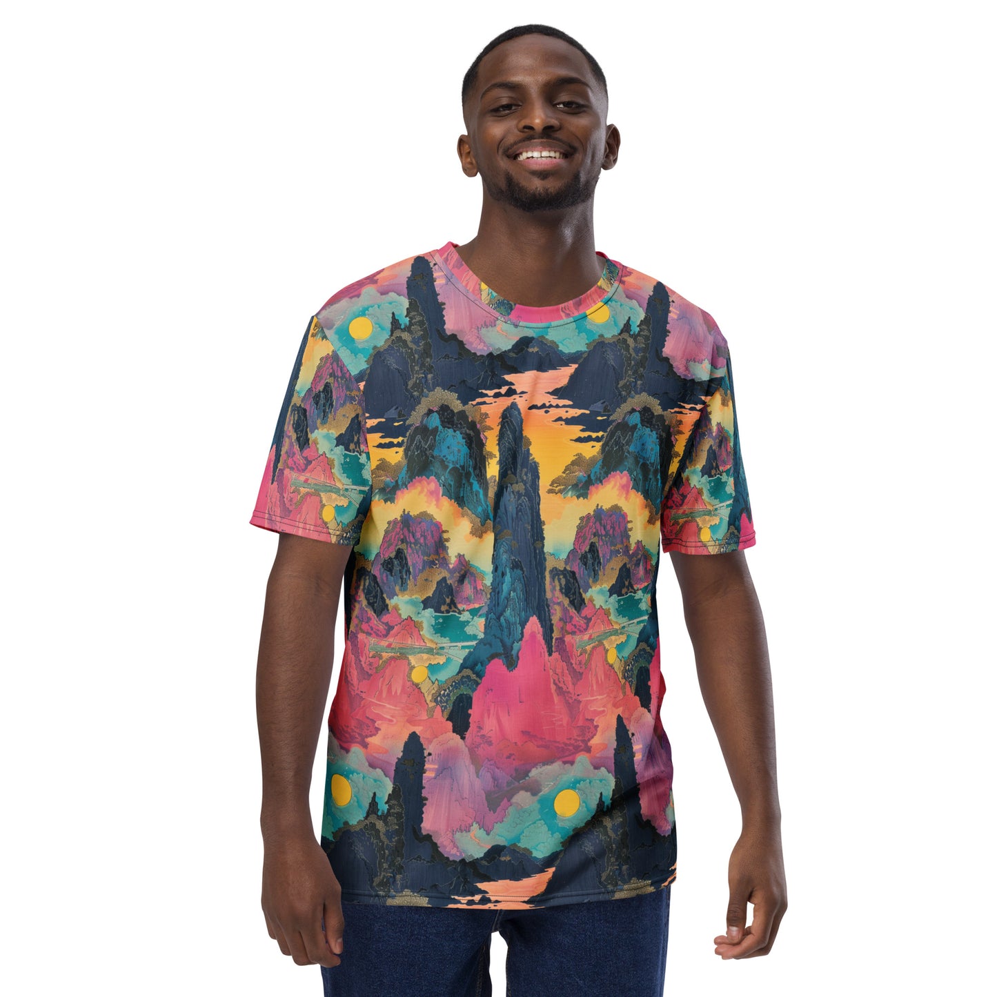 Pastel Pillars Men's t-shirt