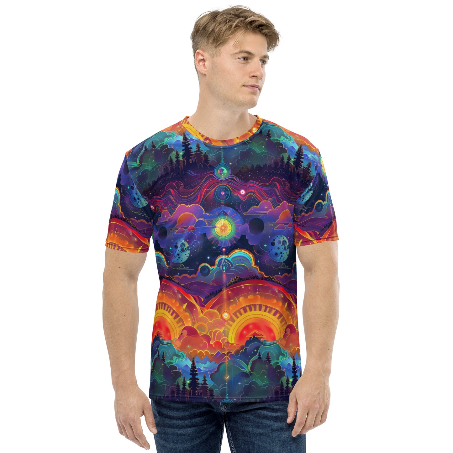 Rainbow Sunrise Men's t-shirt