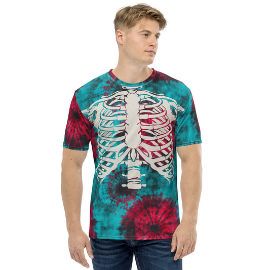 Teal Skeleton Halloween Men's t-shirt