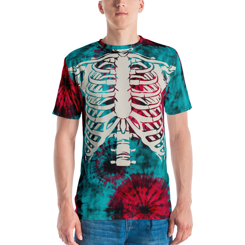 Teal Skeleton Halloween Men's t-shirt