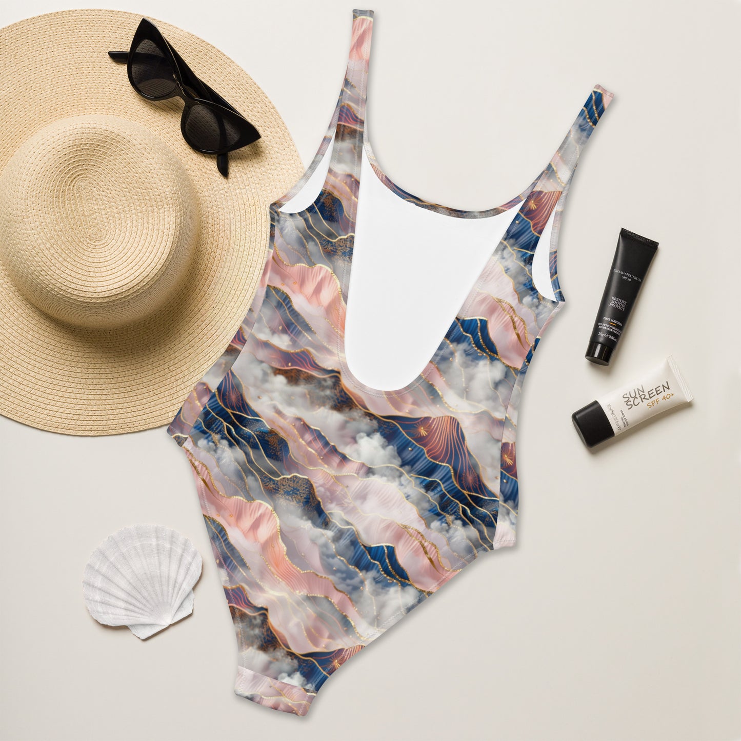 Cloudy Peaks One-Piece Swimsuit