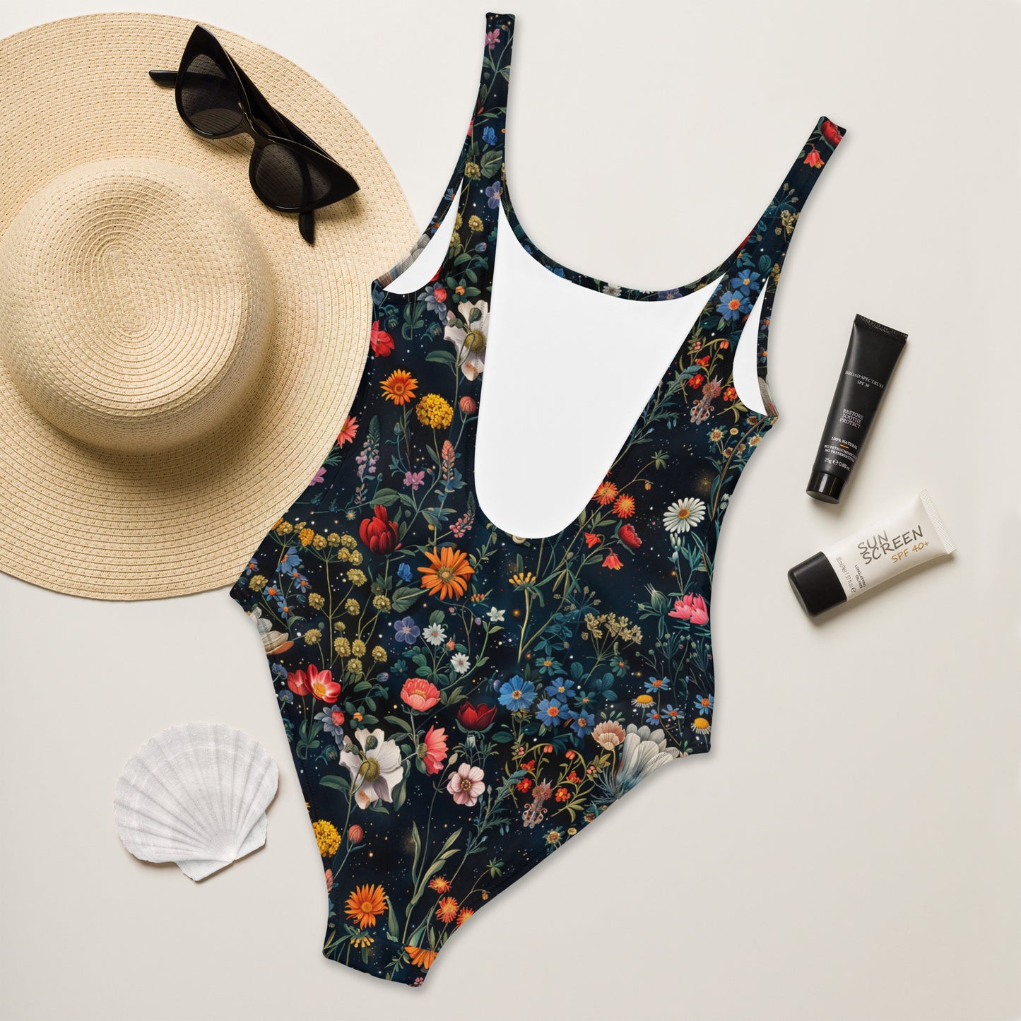 Astral Bloomscape One-Piece Swimsuit