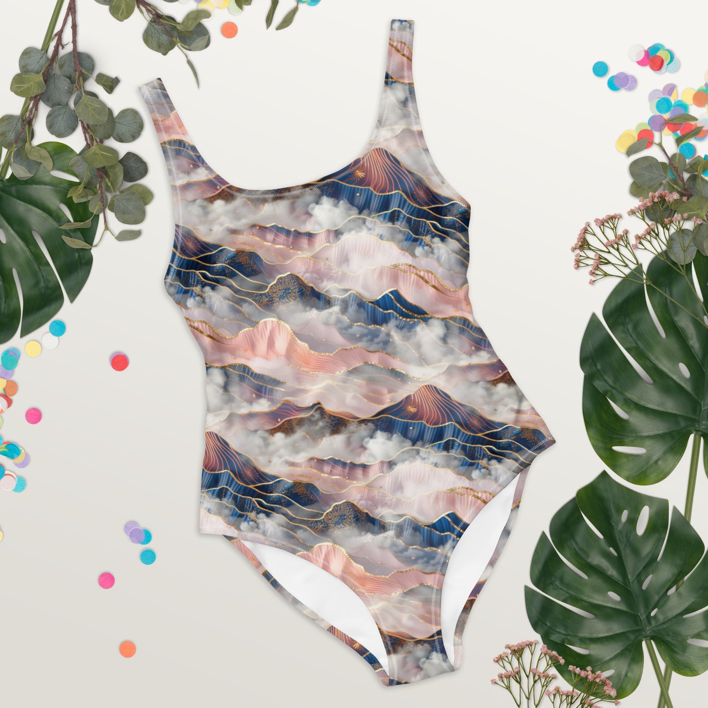 Cloudy Peaks One-Piece Swimsuit
